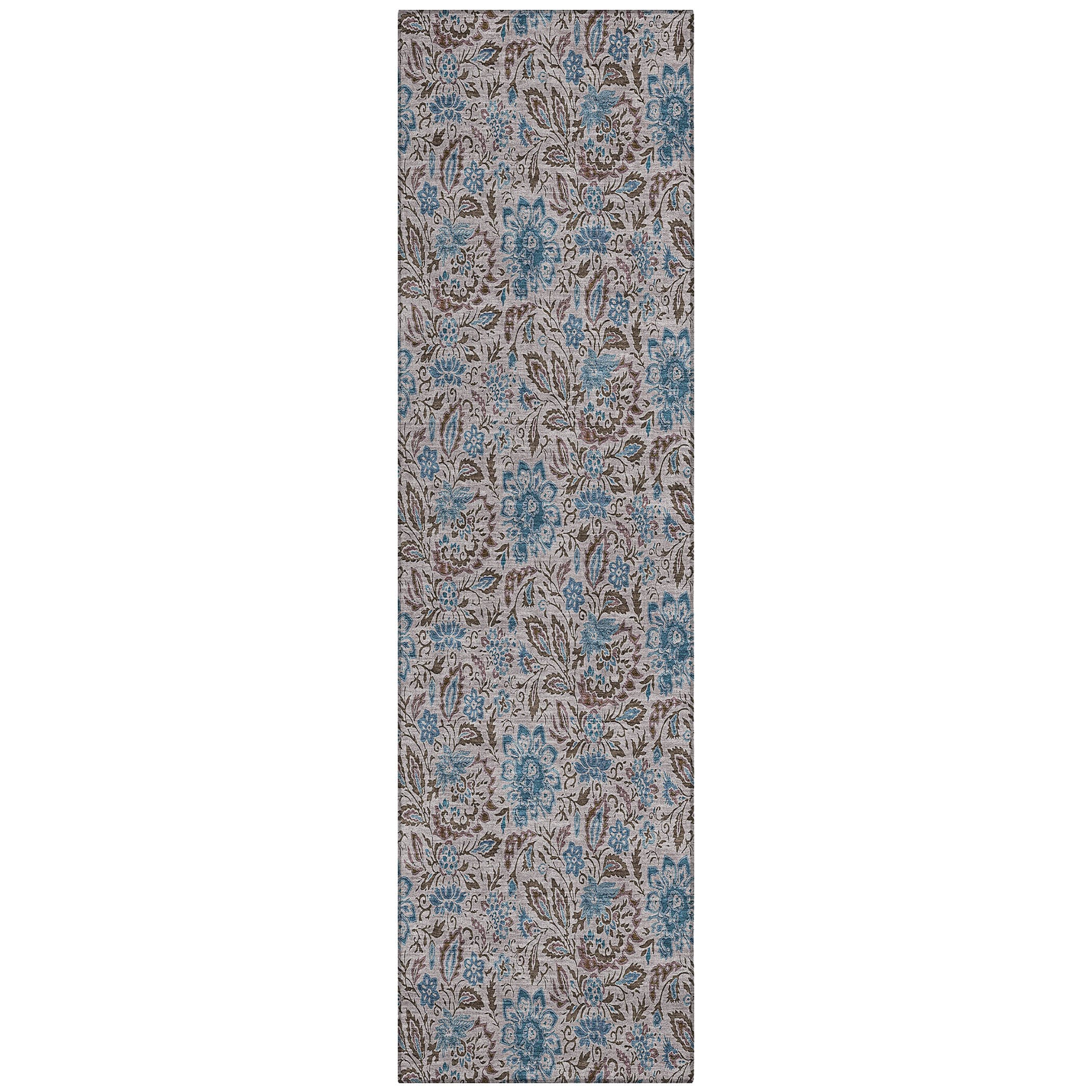 Addison Rugs ACN660MO2X8 Chantille ACN660MO 2 x 7 (ft) Polyester Mocha Rectangular Indoor/Outdoor Geometric Machine washable Runner rug