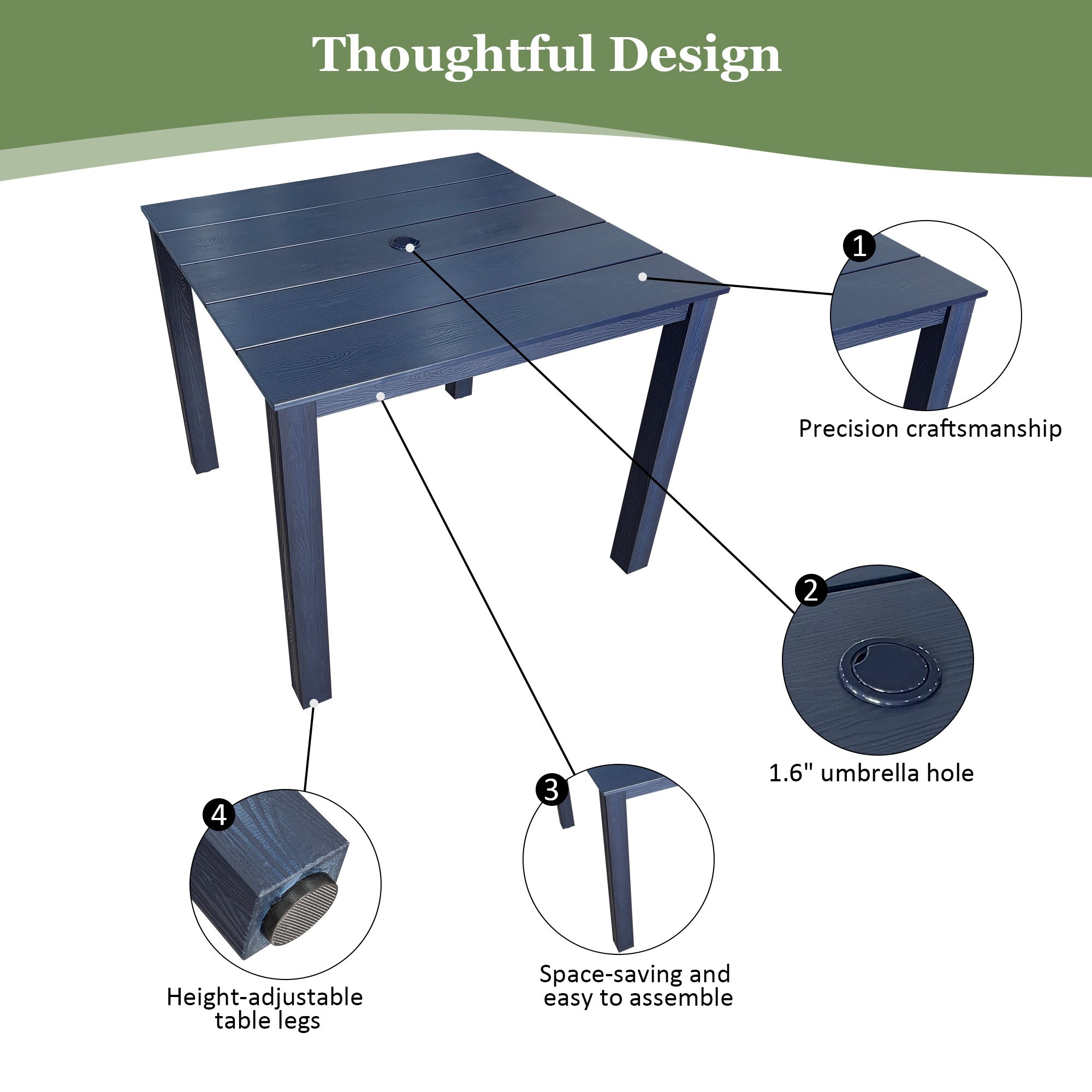 Fortune Candy EX036 Patio-Tables - View #3