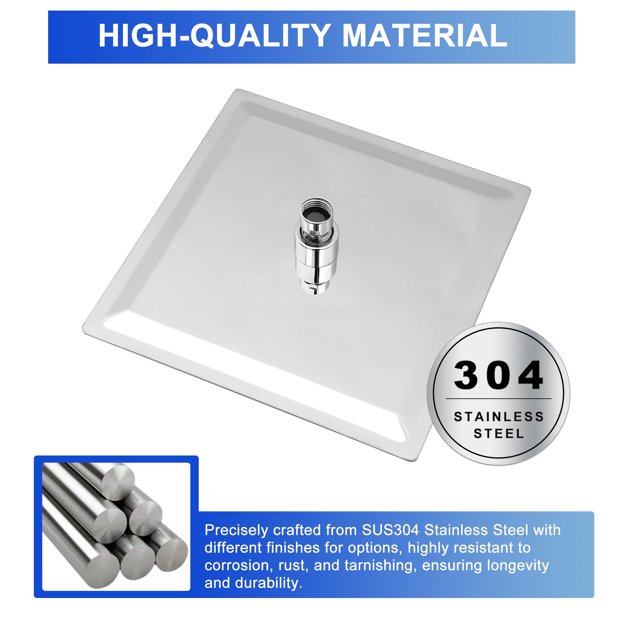 KICHAE KSLF17007-CH Fixed-Showerhead - View #5