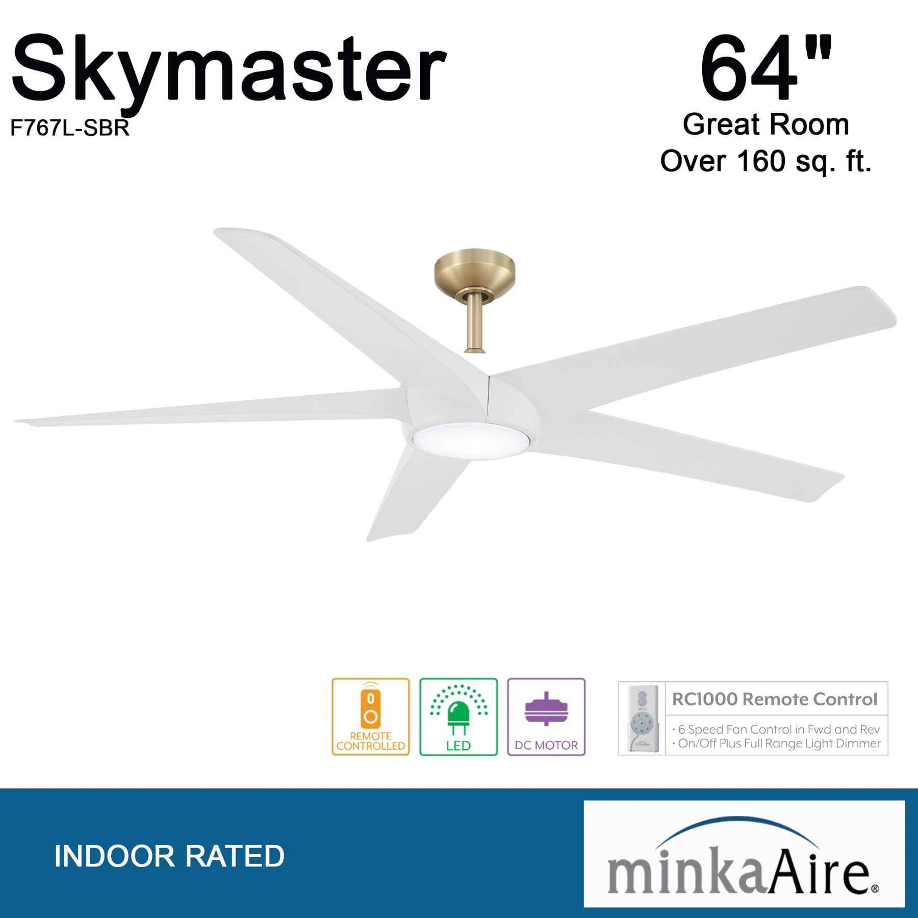 Minka Aire F767L-SBR/WHF Ceiling-Fans - View #6