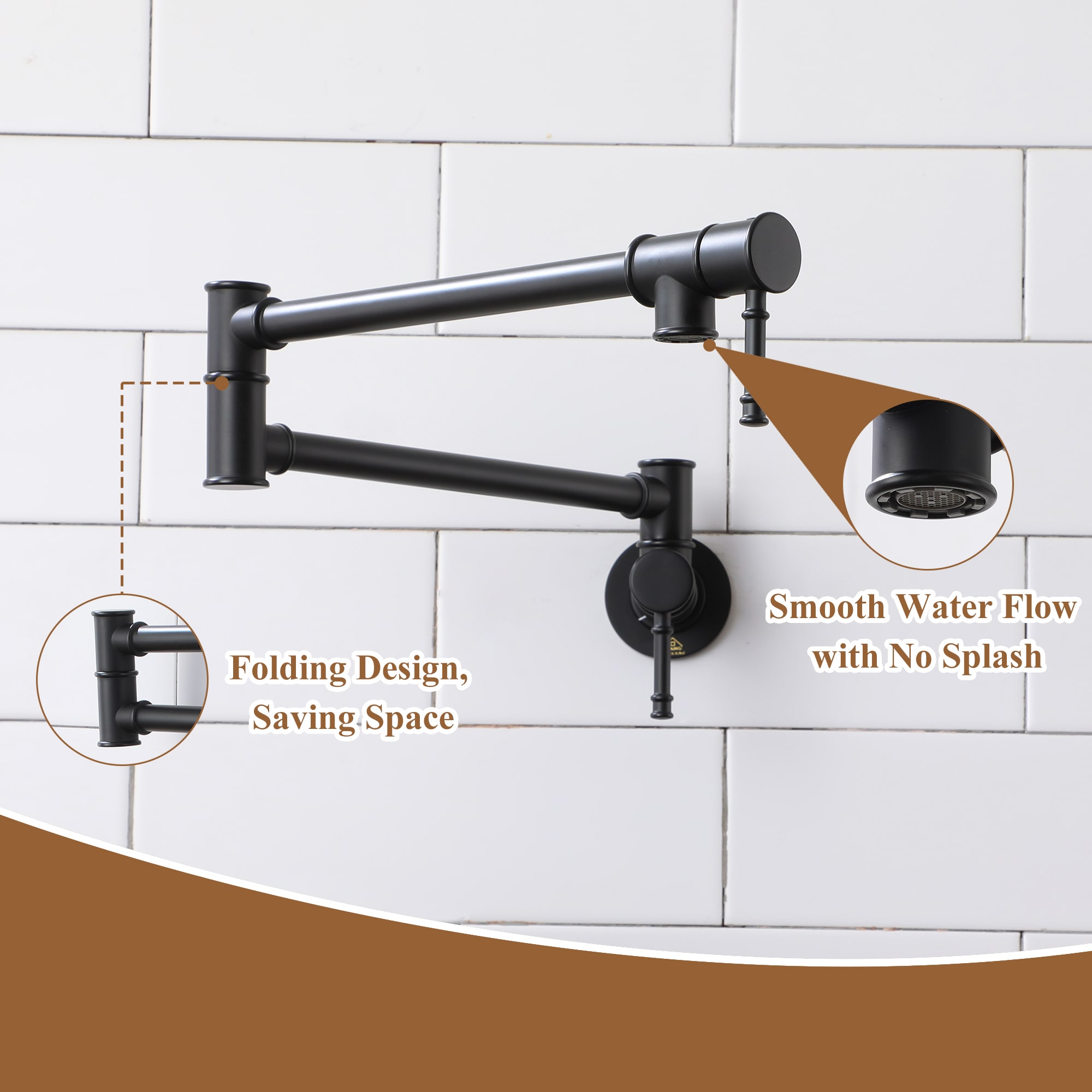 CASAINC CA-D4188-BG Kitchen-Faucets - View #4