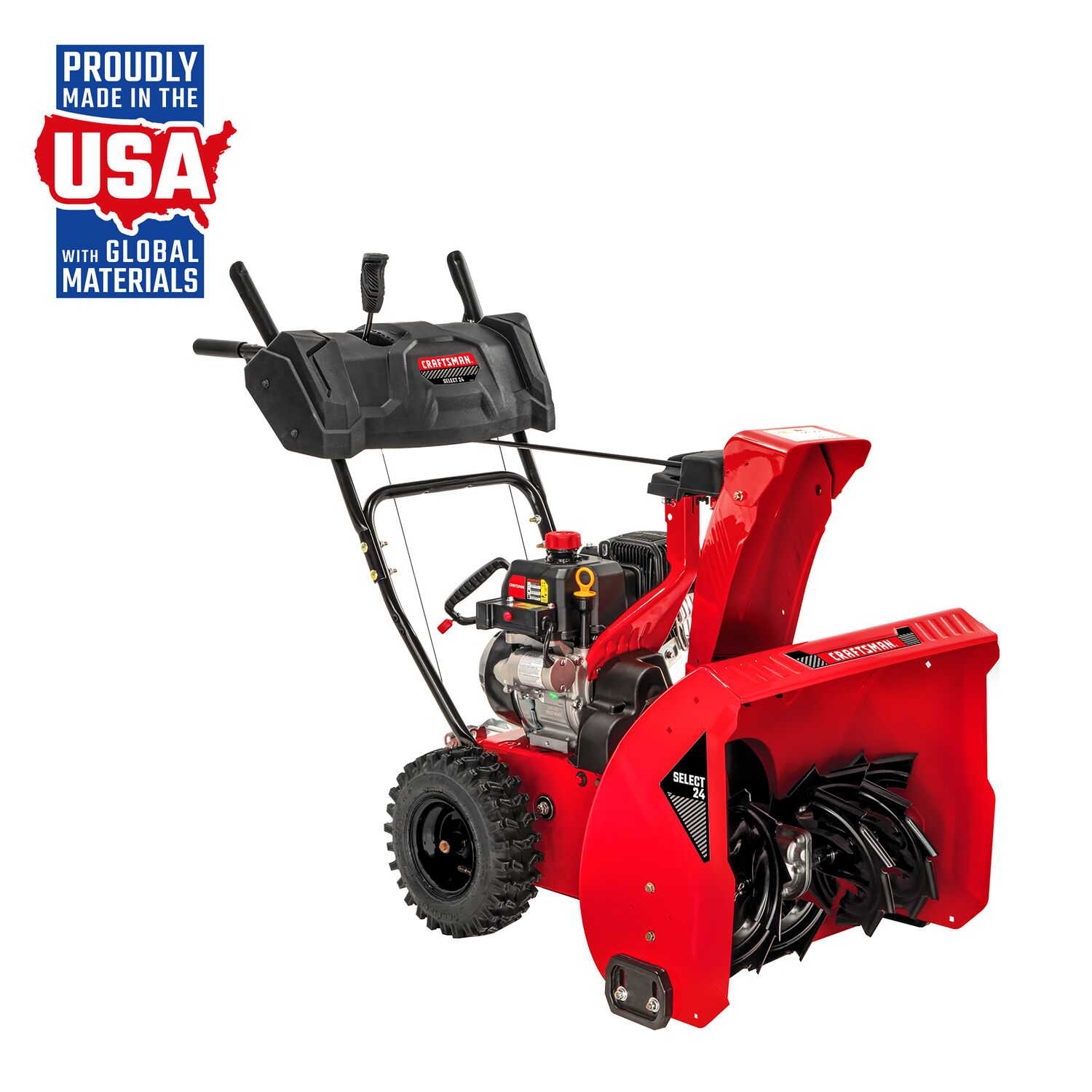 CRAFTSMAN Select 24-in Two-stage Self-propelled Gas Snow Blower in