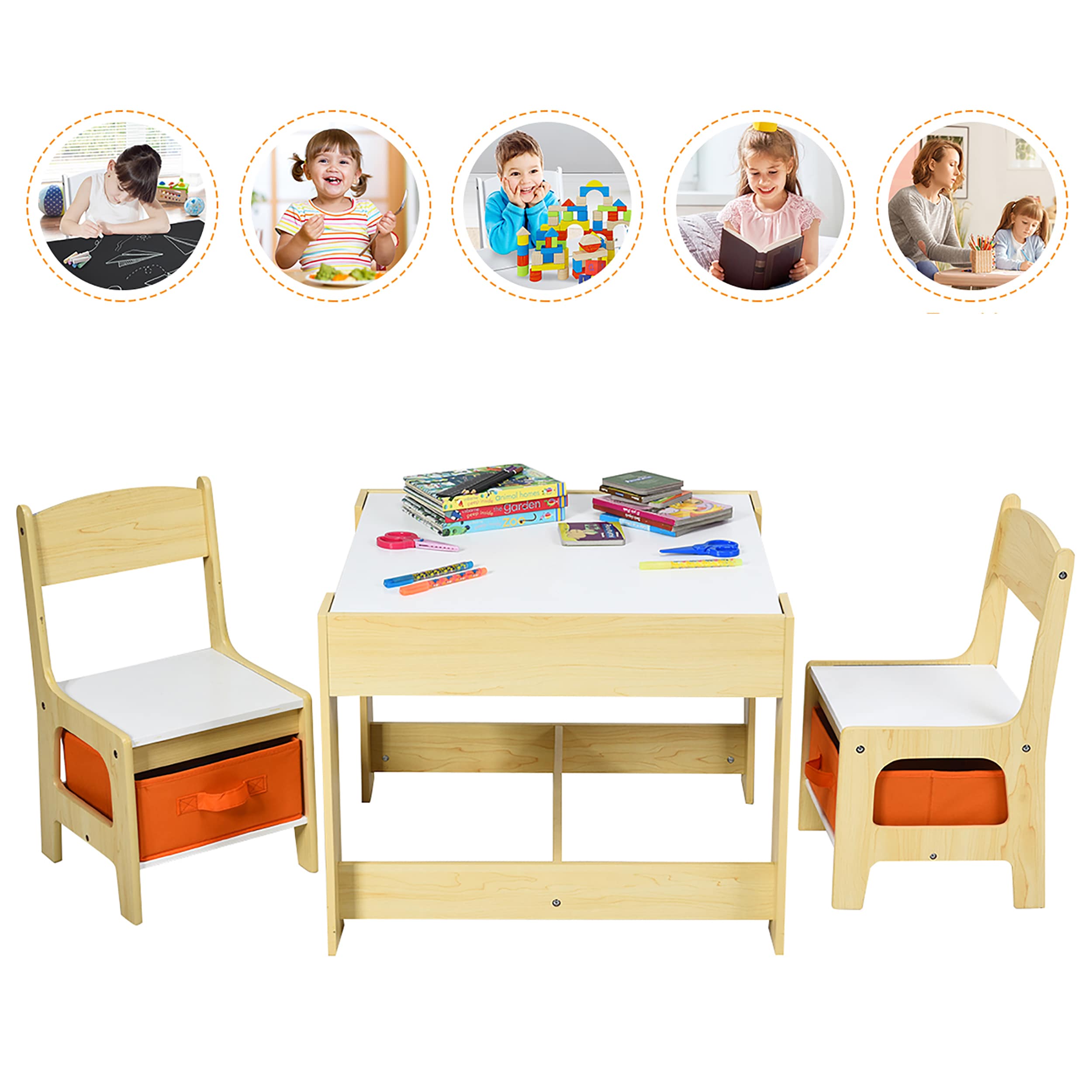 Goplus LWS00378 Kids-Play-Tables - View #4