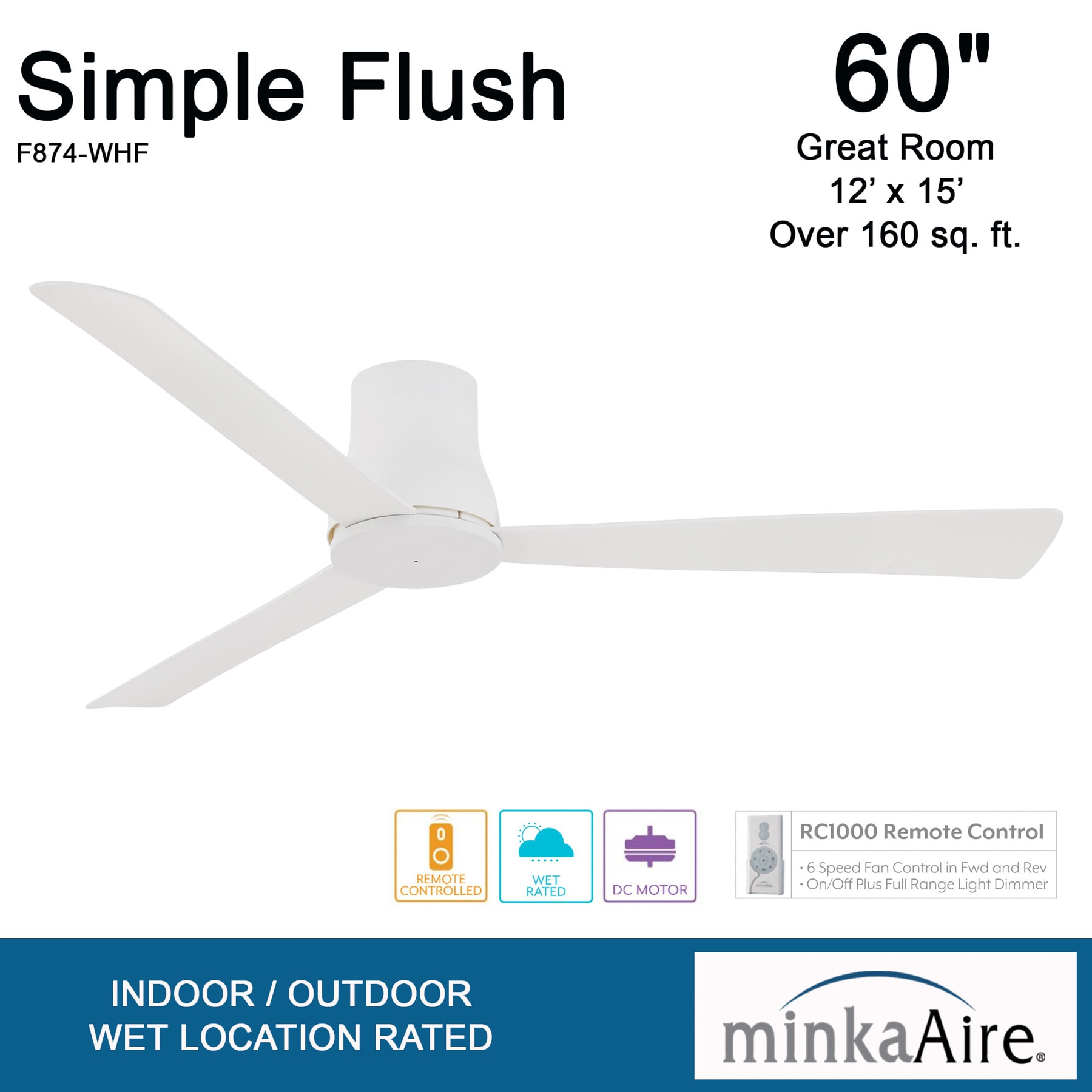 Minka Aire F874-WHF Ceiling-Fans - View #8