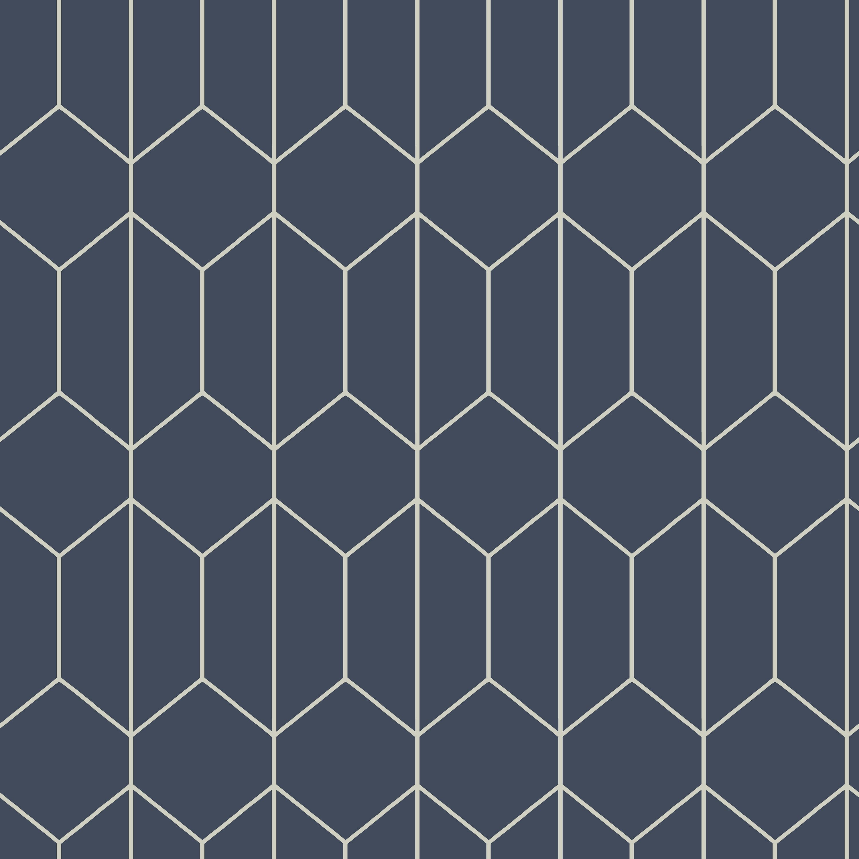 navy blue geometric wallpaper