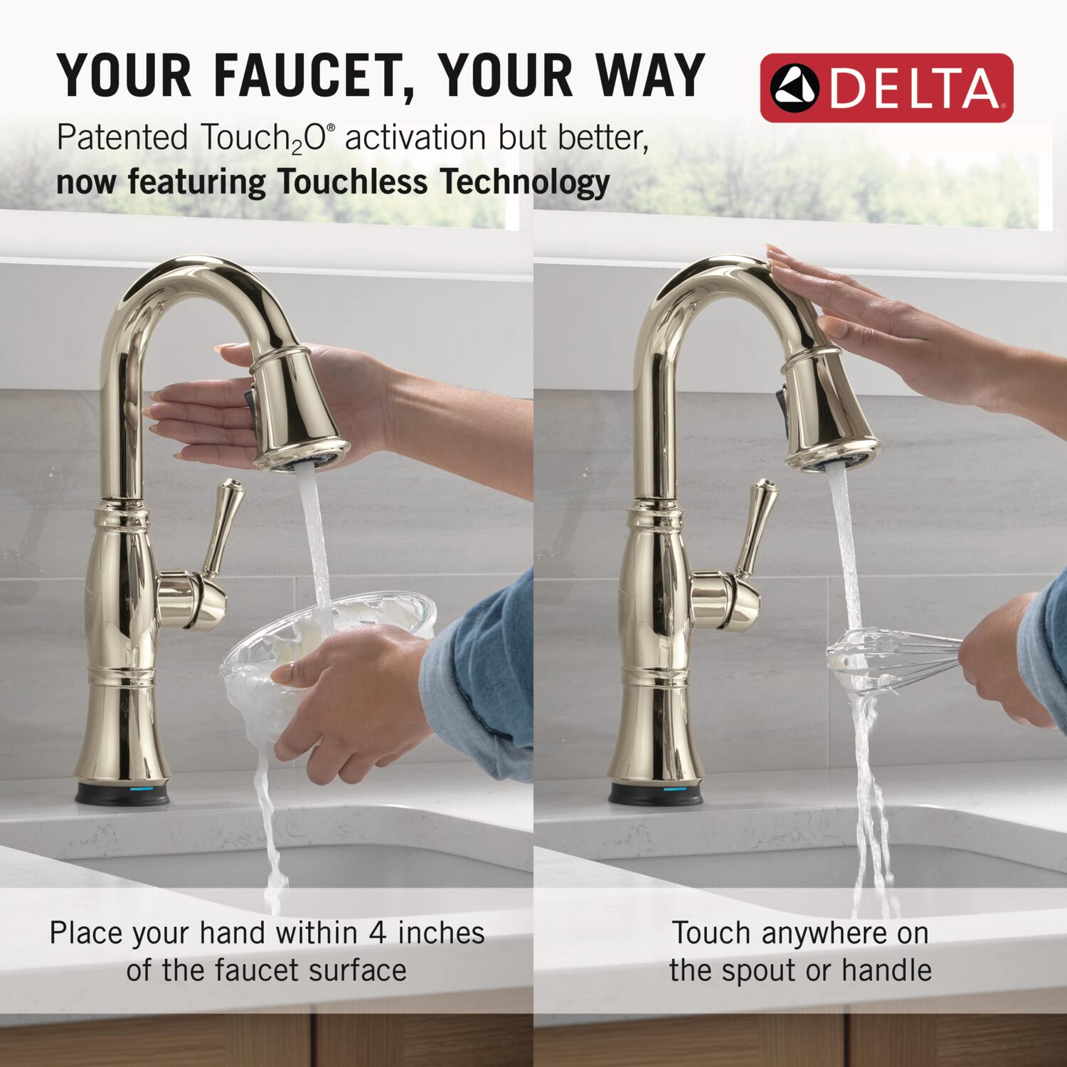 Delta 9997TL-PN-PR-DST Kitchen-Faucets - View #3