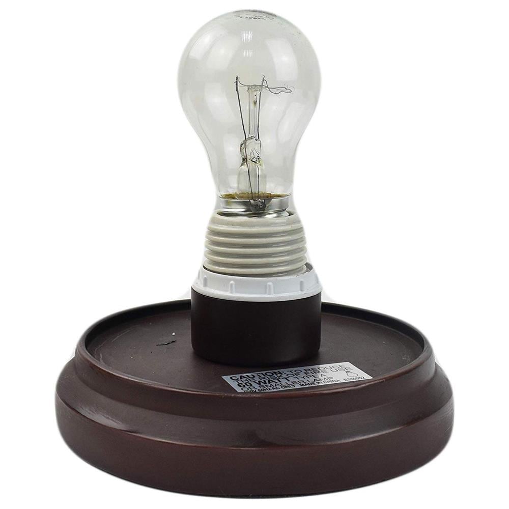 Tiffany Style Stained Glass Floral Mini Table Lamp with Bronze Base