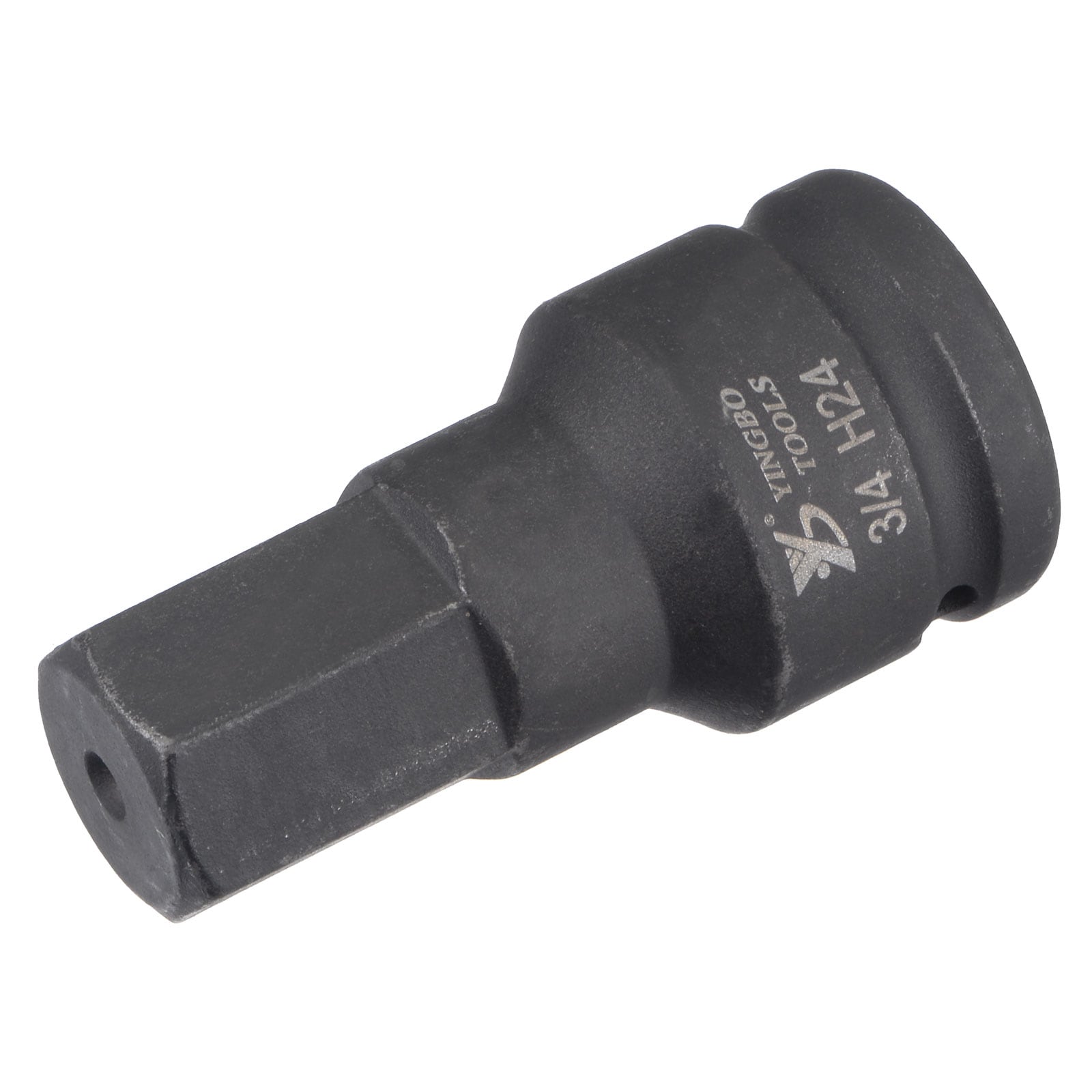 Unique Bargains 24mm Impact Hex Bit Socket 3/4inch Drive 100mm Length High Carbon Steel Metric Sizes #S25121601UX2627