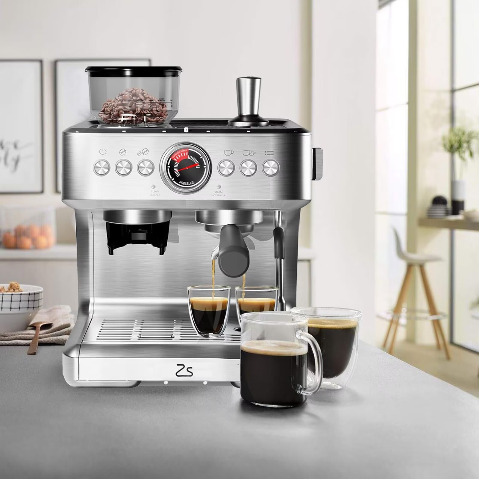 Qeetex JXNAG-PHO-13FTMM3J Espresso-Machines - View #5