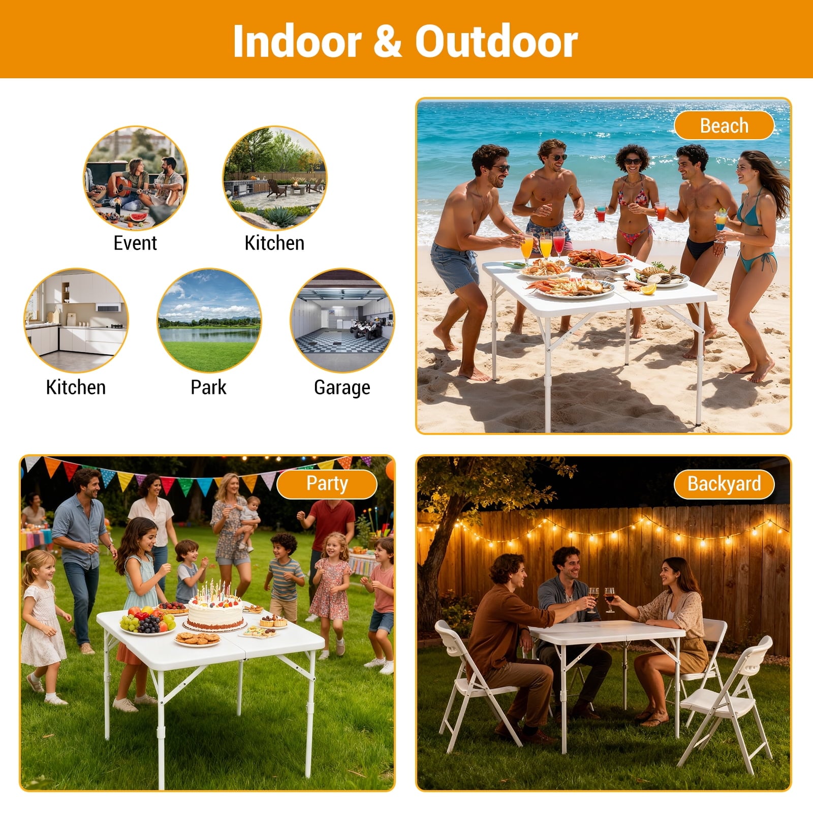 IdealHouse WEHHZ-H6188TXWP674 Dining-Tables - View #2