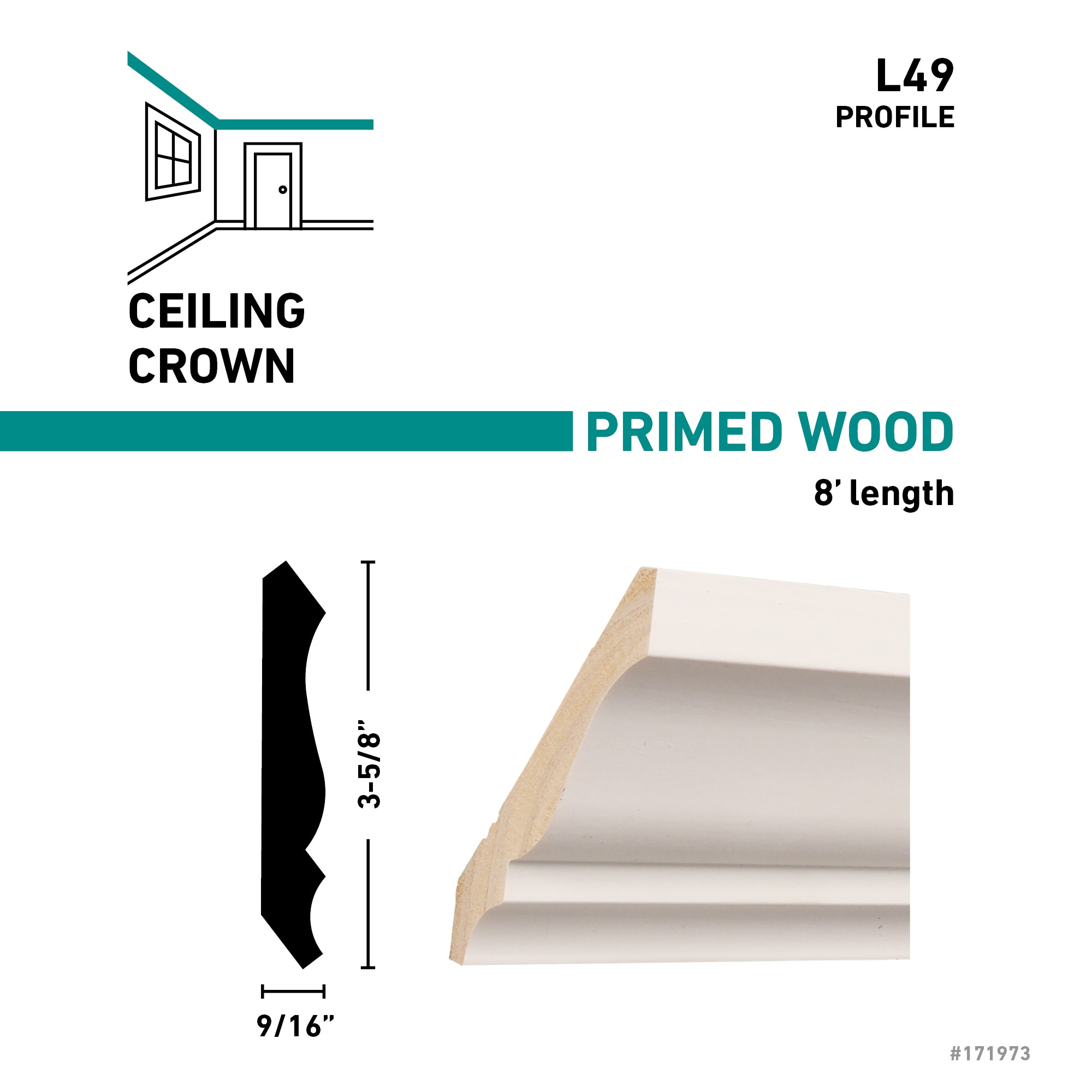 RELIABILT L  49 8FJPMD Crown-Moulding - View #5