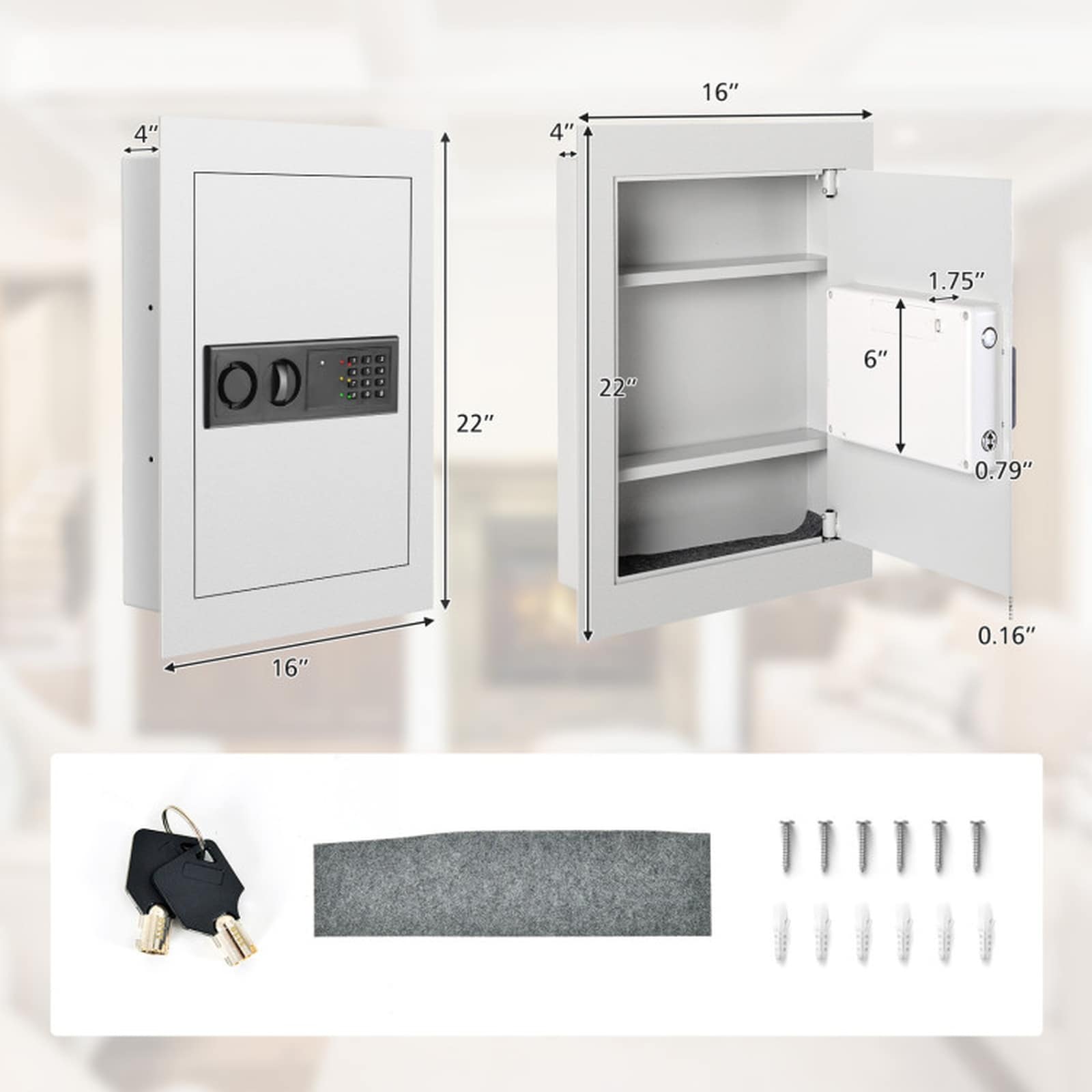 SUGIFT LW038SUGHY003 Floor-Wall-Safes - View #3