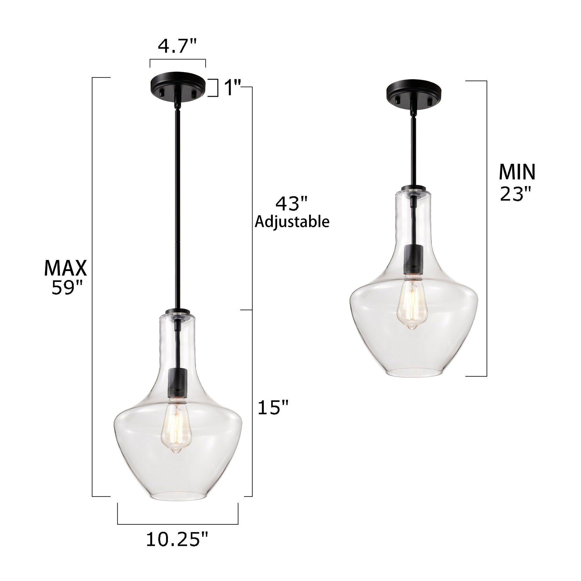 Edvivi EPJ3885BK Pendant-Lights - View #6