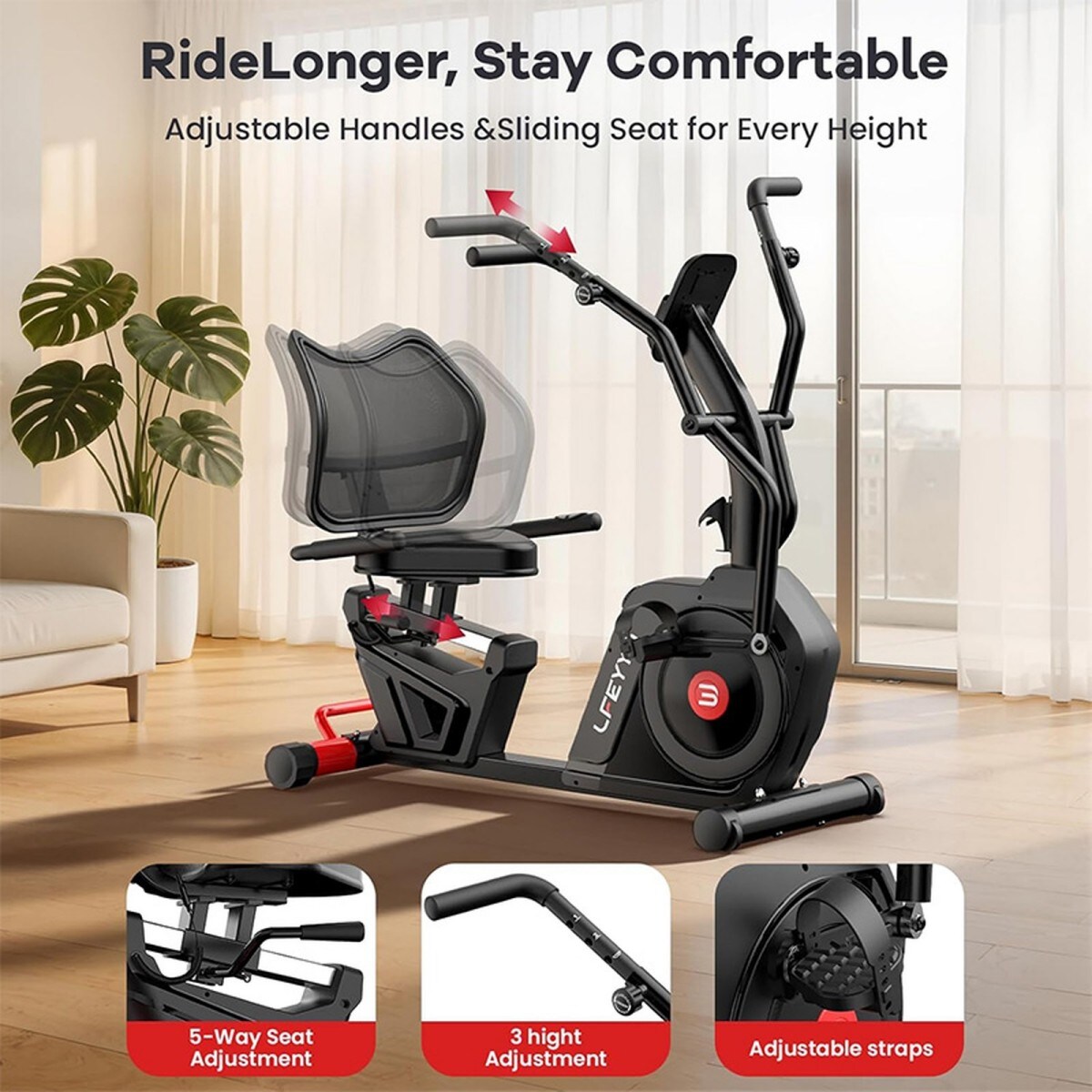 pooboo W21501 Exercise-Bikes - View #4