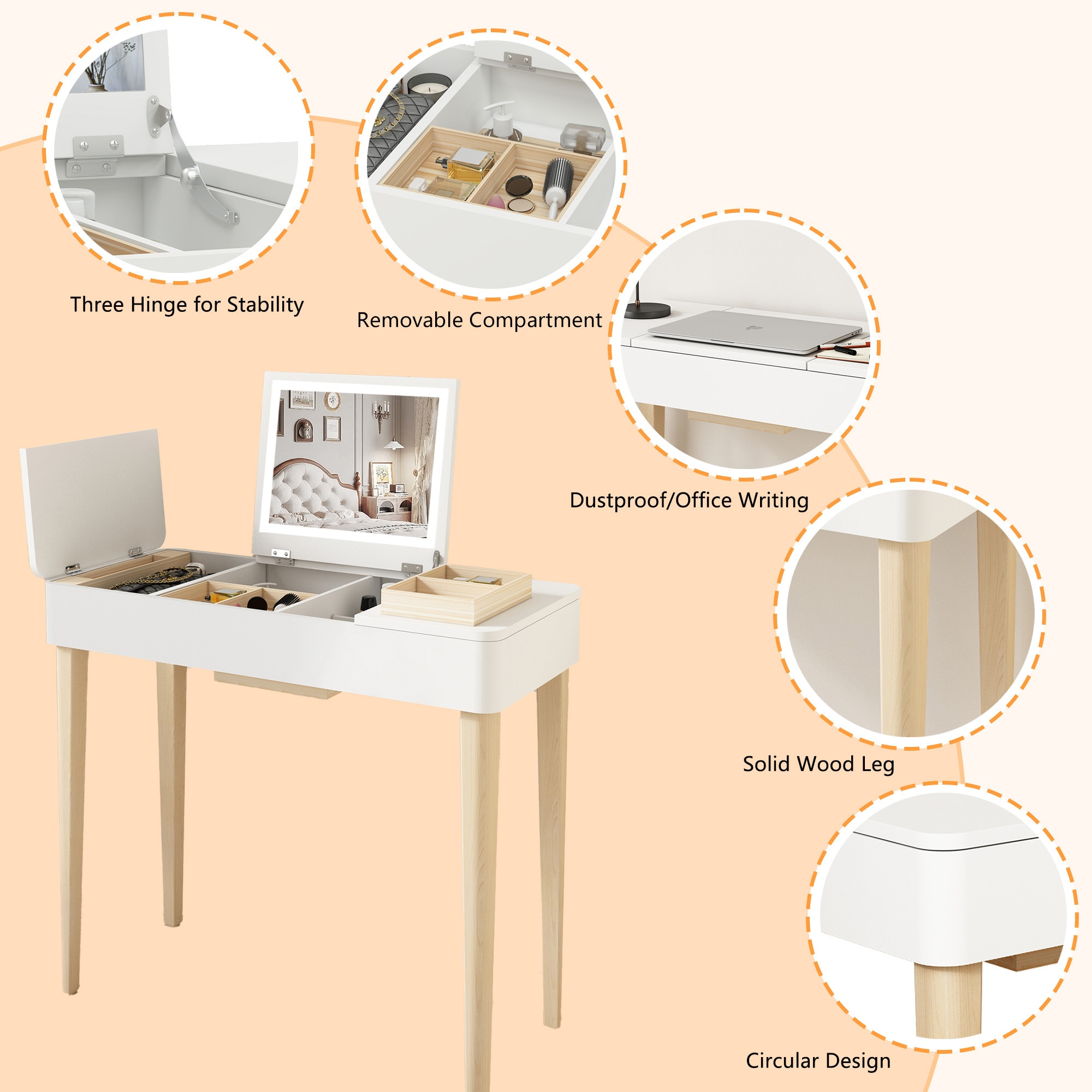 CESICIA Q143 Bedroom-Vanities - View #7