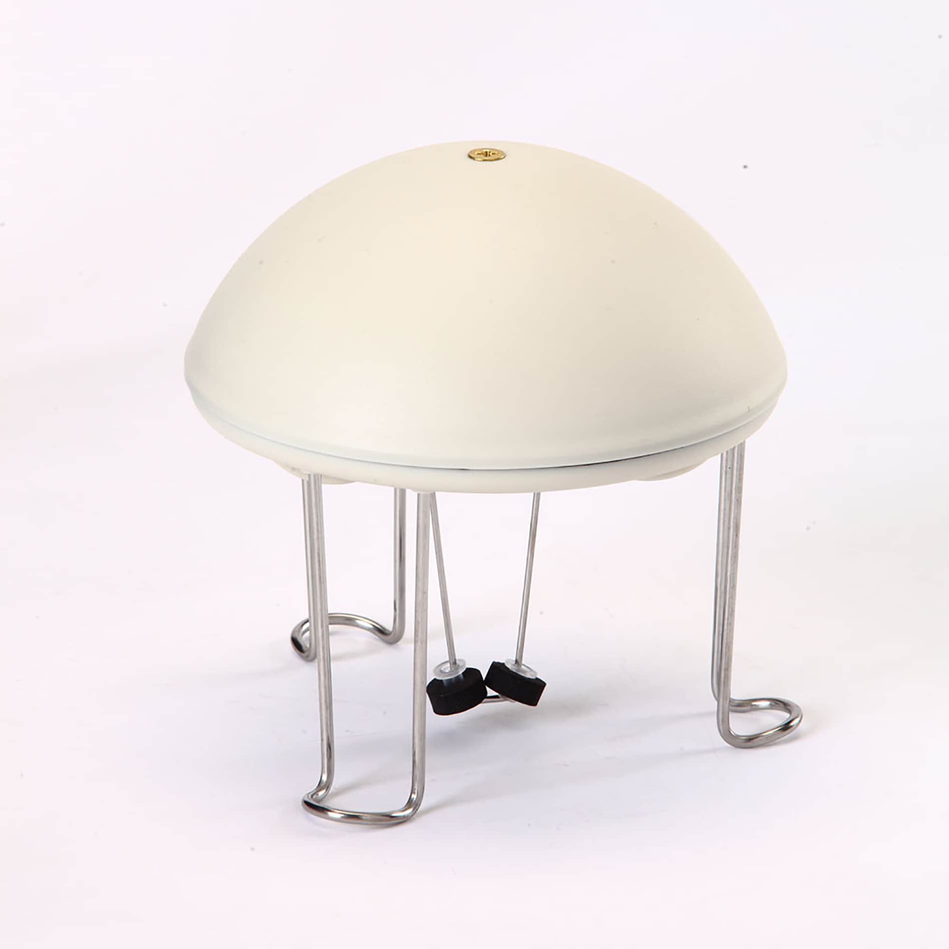 BIRDS CHOICE AAWW 6-in H White Metal Complete birdbath