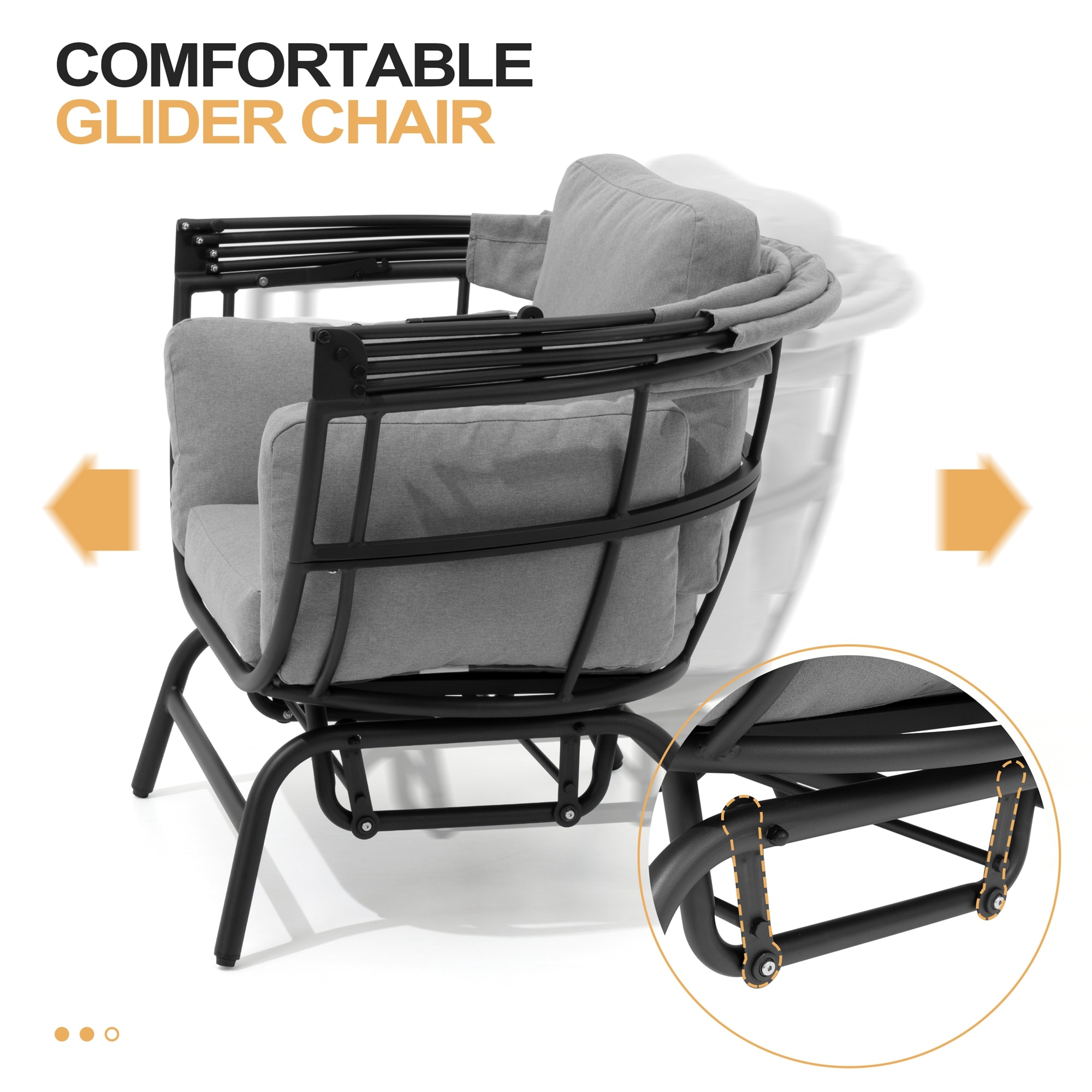 Crestlive Products CL-DC205BGG Patio-Chairs - View #5