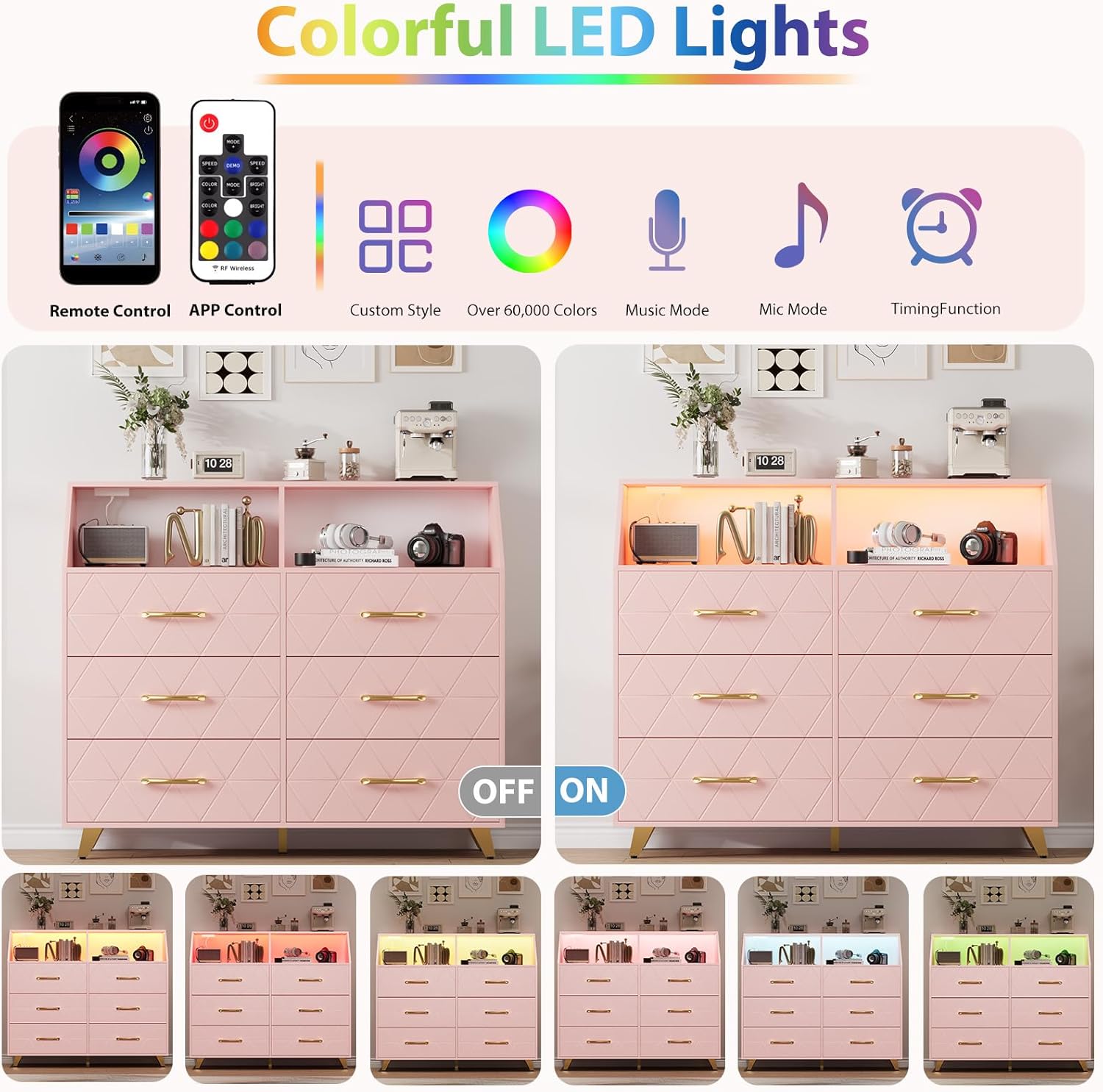 Qeetex LHF-DG-839OPBG5032 dressers - View #4