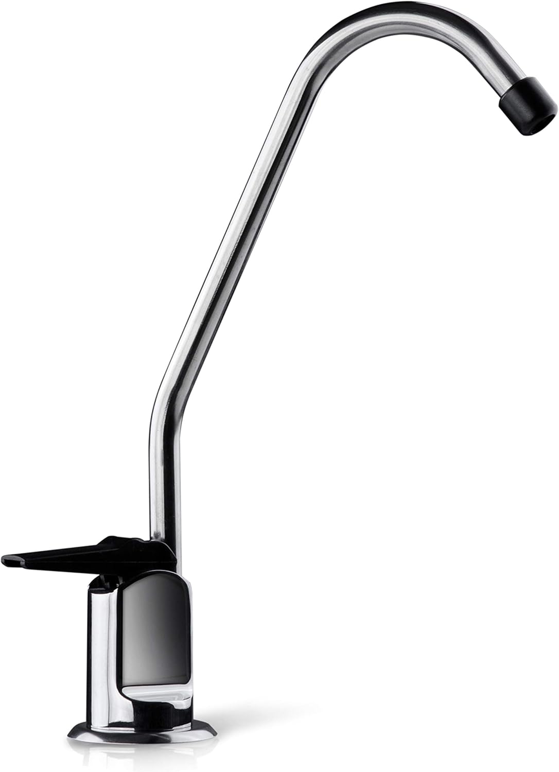 iSpring GB1 Chrome Single Handle Deck-mount Pull-down Kitchen Faucet (Includes Deck Plate)