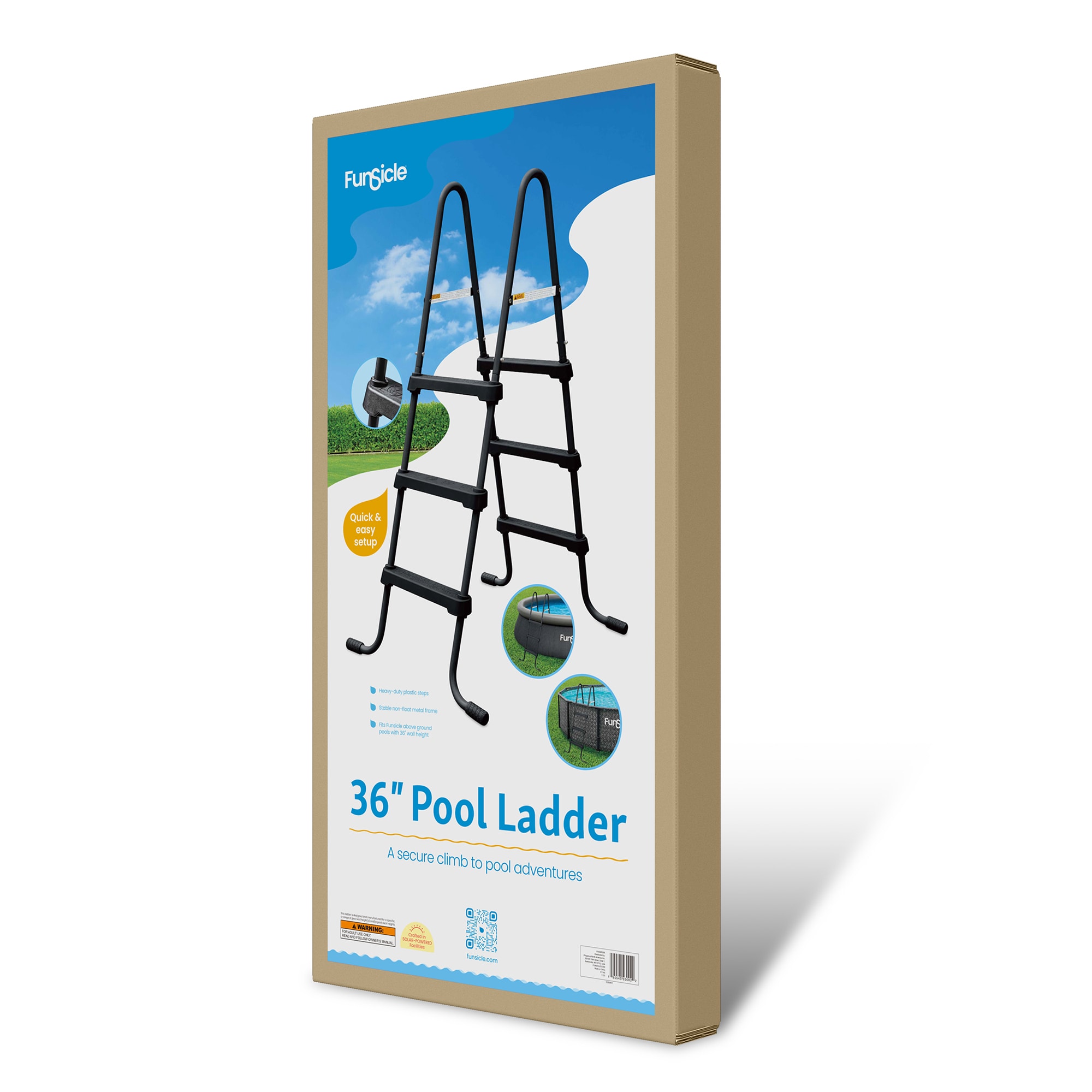 Funsicle P5436000K Above-Ground-Pool-Lad-Steps - View #5