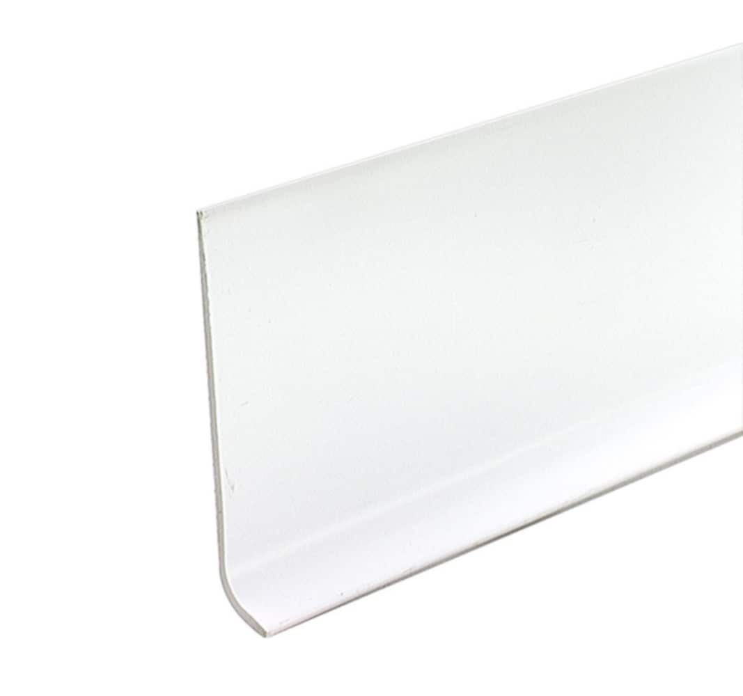M-D 678550 White 0.13-in T x 2.5-in W x 96-in L Vinyl Wall base