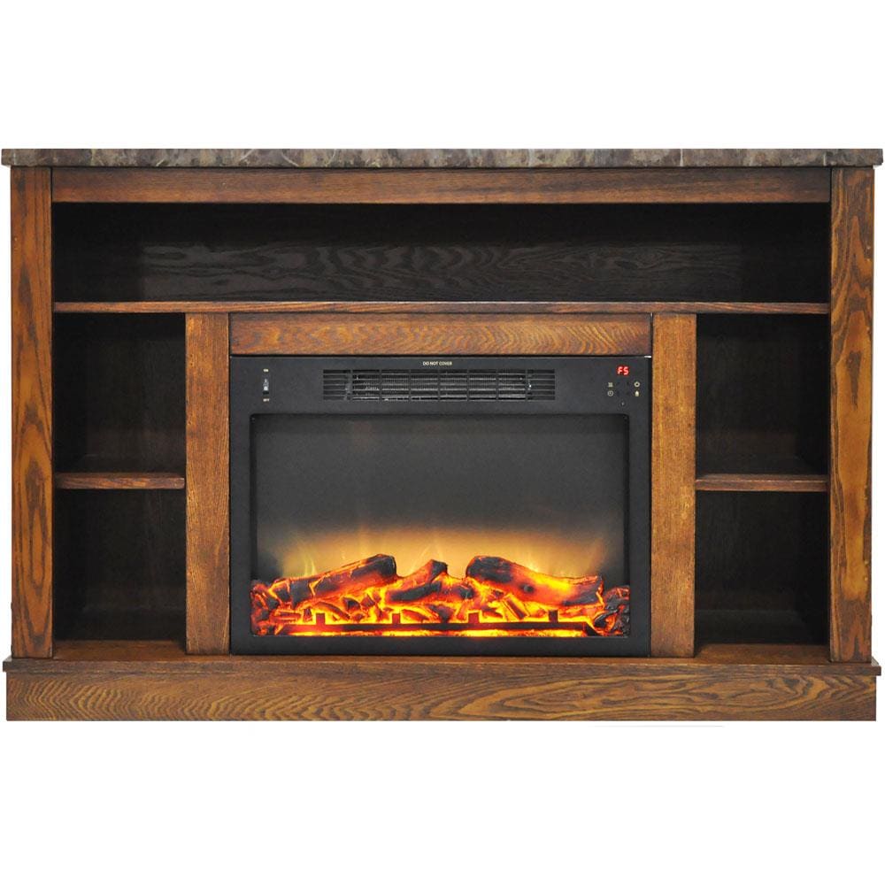 Cambridge 47.2-in W Walnut Fan-Forced Electric Fireplace CAM5021-1WALLG2 Uae Electronic uaeelectronic.com