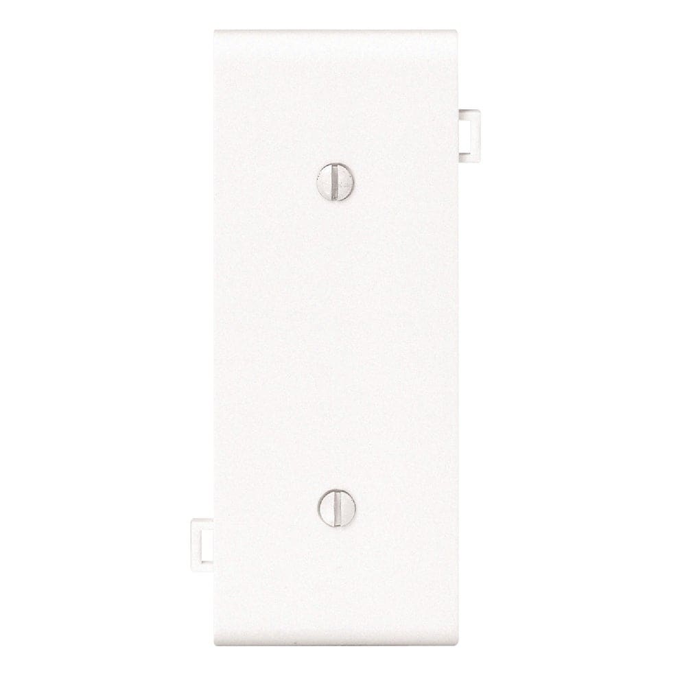 Leviton White Nylon Wall Plate 1 Gang Center Section for MultiGang Installations #552895-6C5A