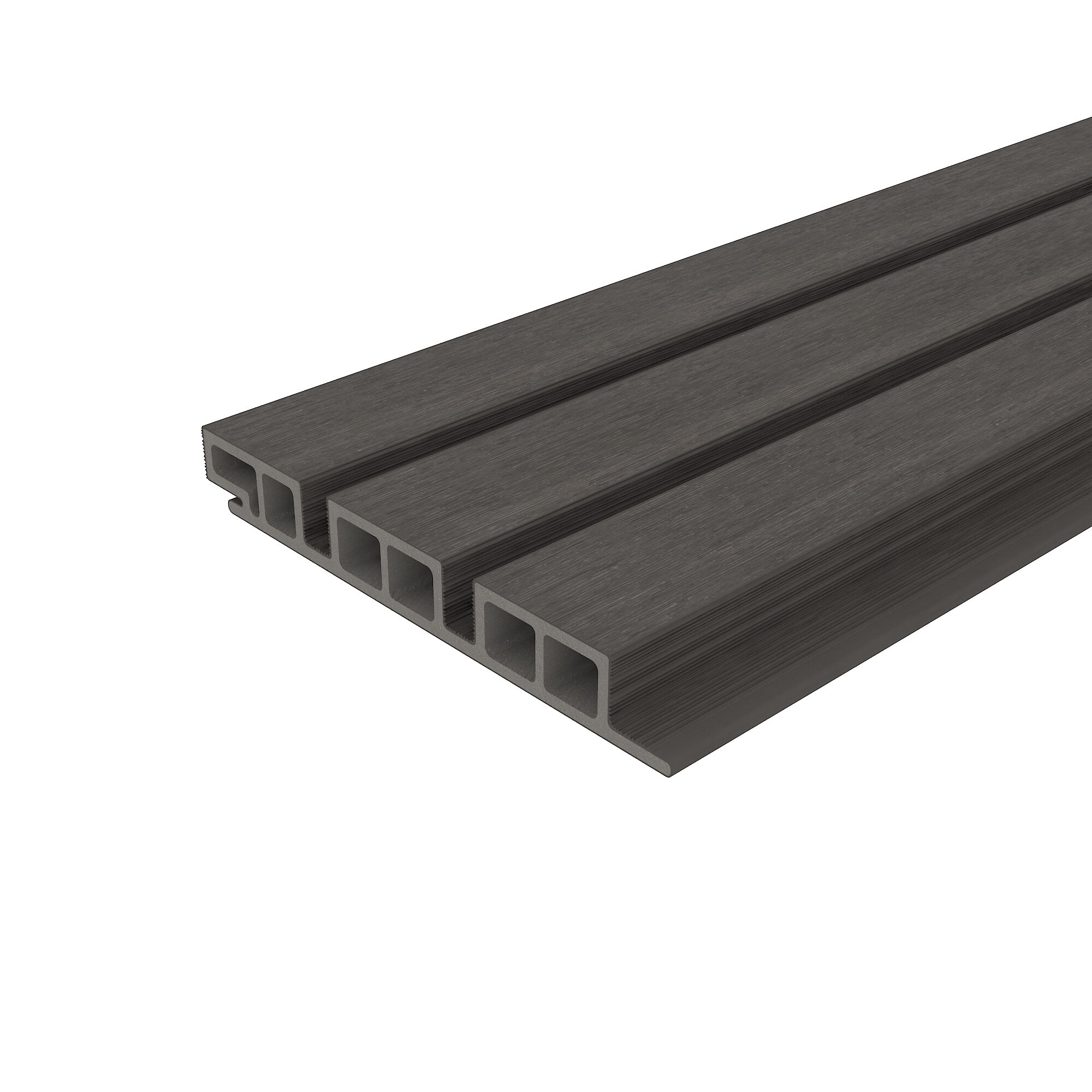 NewTechWood UH58-16-SI 1-in x 7.7-in x 192-in Argentinian Silver Gray Raw bevel lap Panel siding ( 10.31-sq ft )