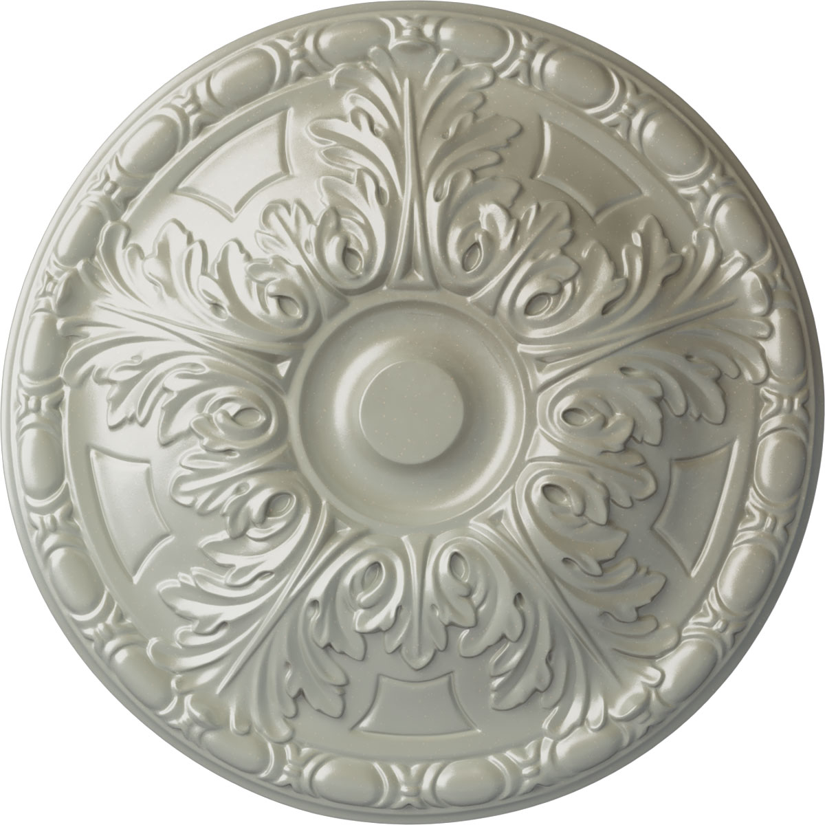 Ekena Millwork CM16GAFCS Granada 15.75-in W x 15.75-in L Painted Flash Copper Polyurethane Whole Ceiling Medallion