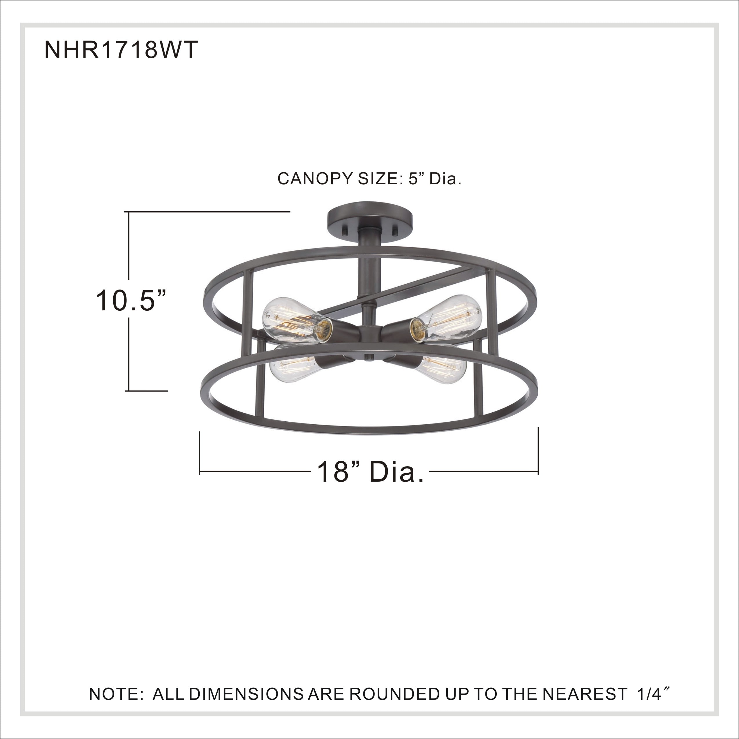 Quoizel NHR1718WT flushmounts - View #5