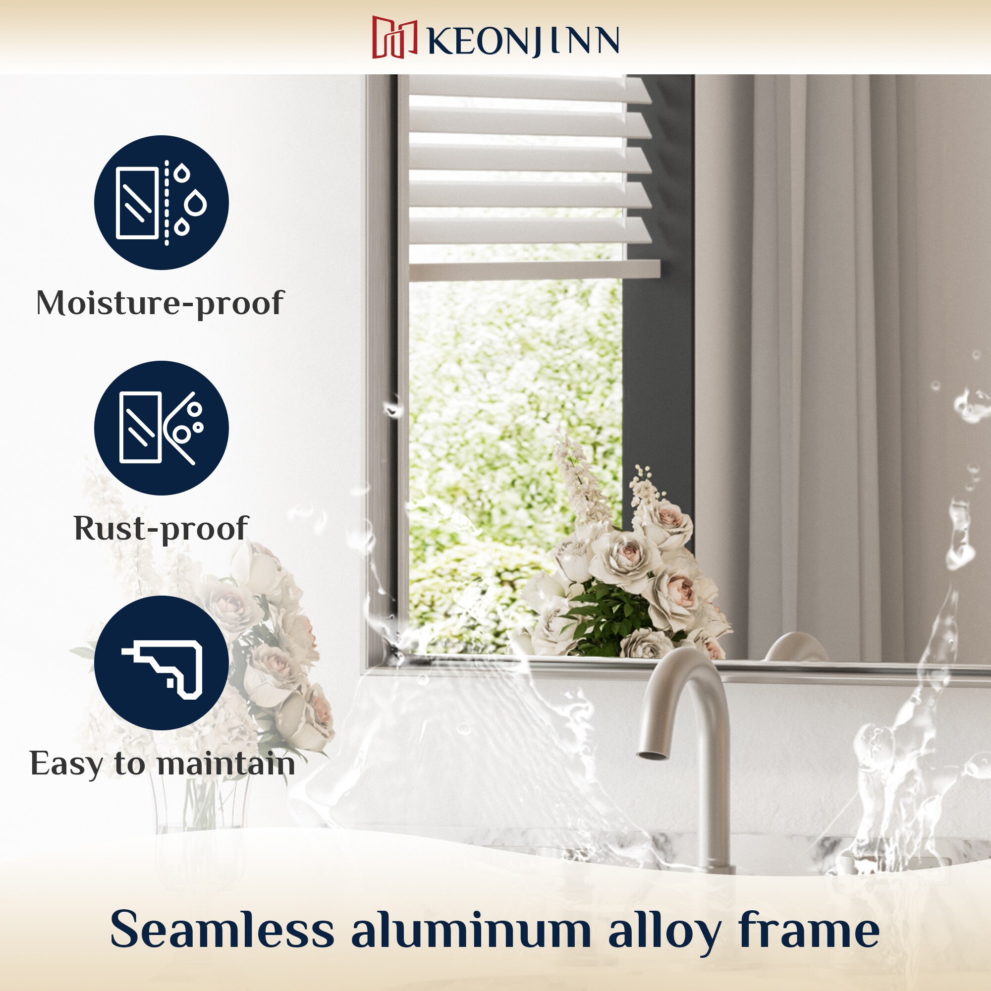 Keonjinn LW-JZ-JSKFJ-18291NI Decor-Mirrors - View #5