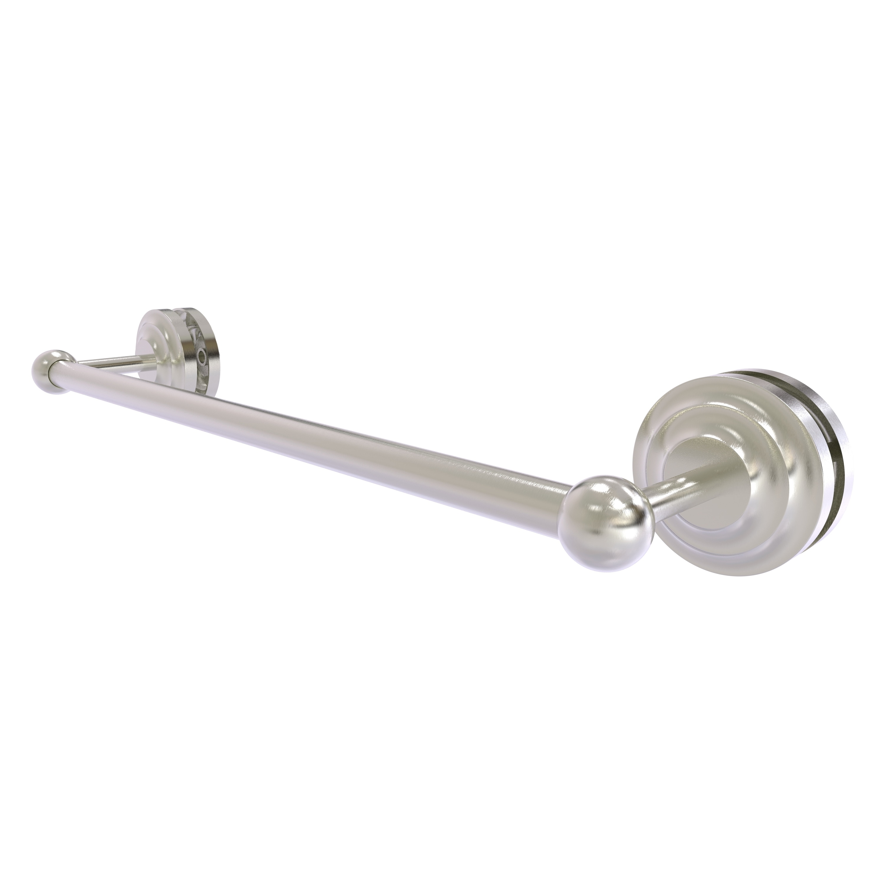Allied Brass QN-41-SM-18-SN Que New 18-in Satin Nickel Wall mount Single Towel Bar