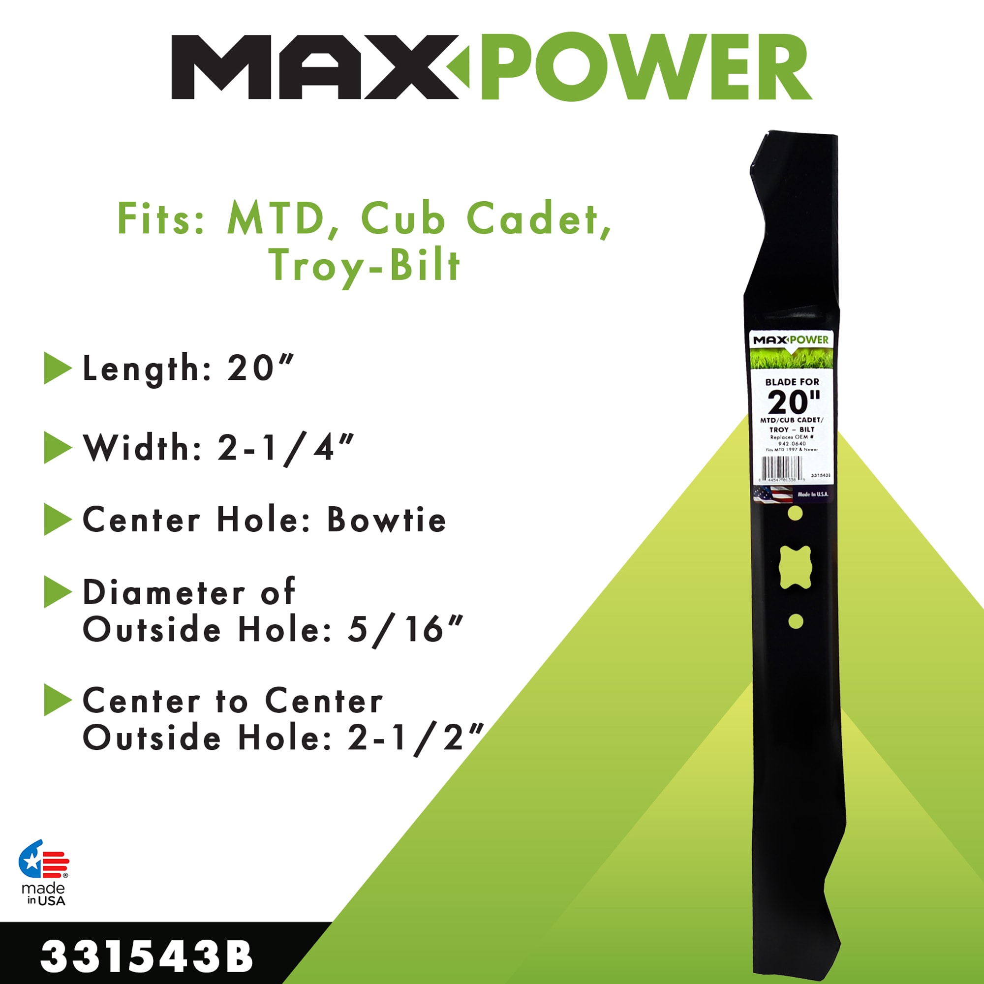 MaxPower 331543 Ope-Mower-Blades - View #5
