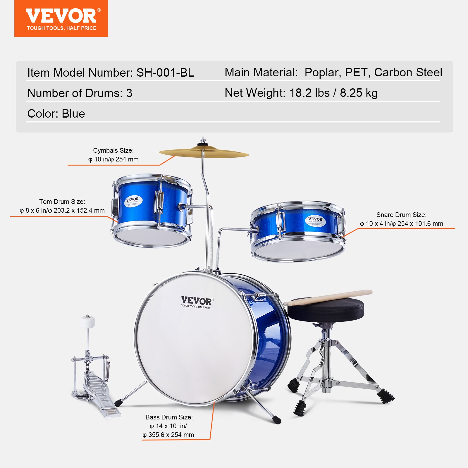 VEVOR SJTJZGSGZ14LBTYZAV0 Play-Toys - View #7