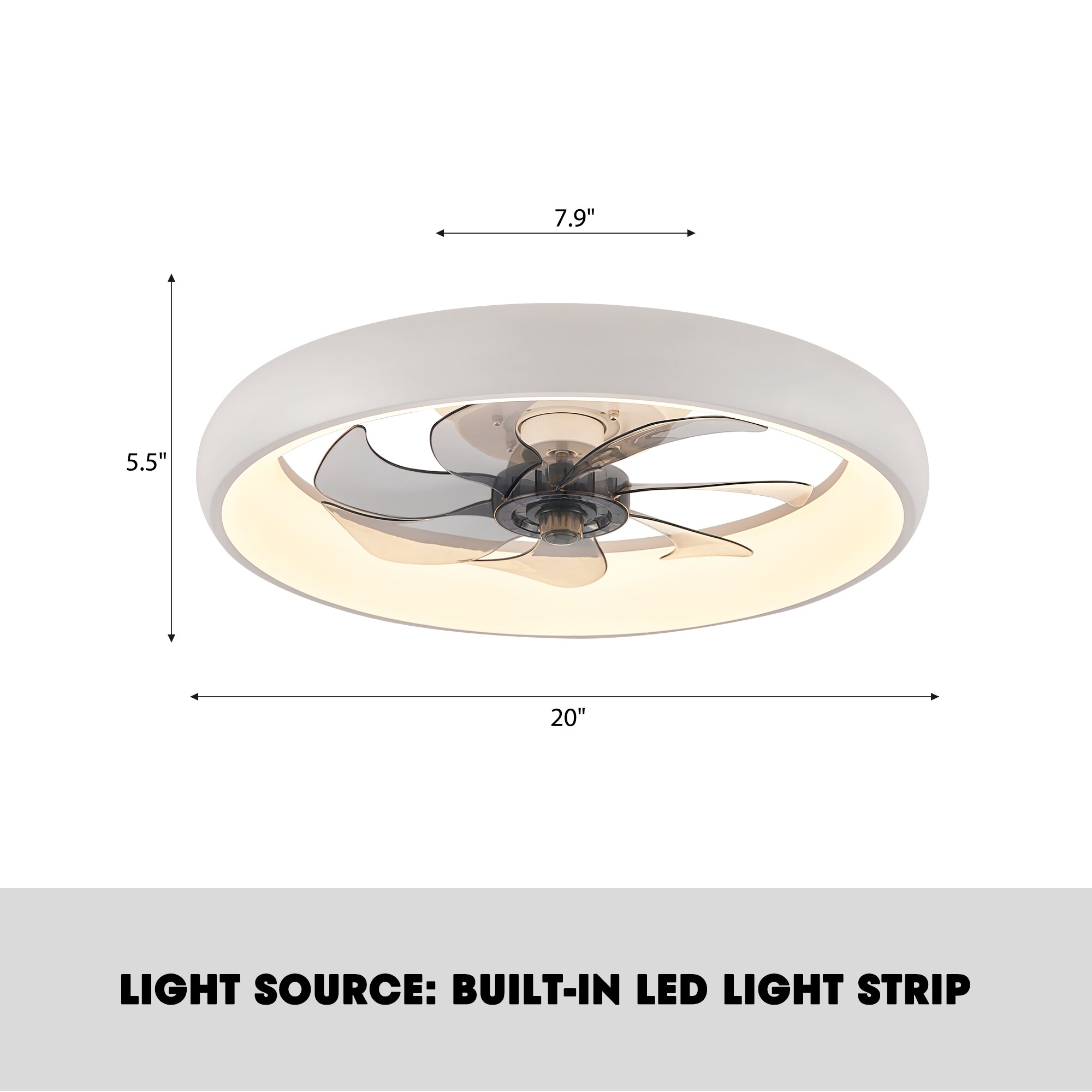 Liwidu LWOS1095-WH Ceiling-Fans - View #7