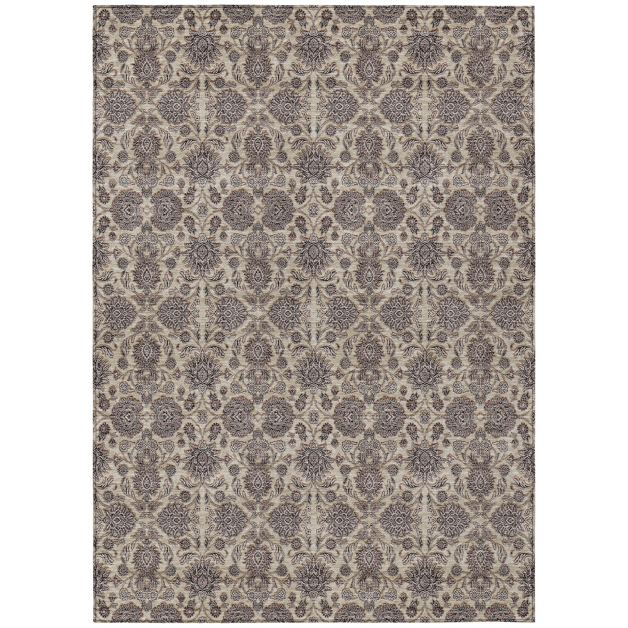 Addison Rugs ACN702IV8X10 Chantille ACN702IV 8 x 10 (ft) Polyester Ivory Rectangular Indoor/Outdoor Geometric Machine washable Area rug