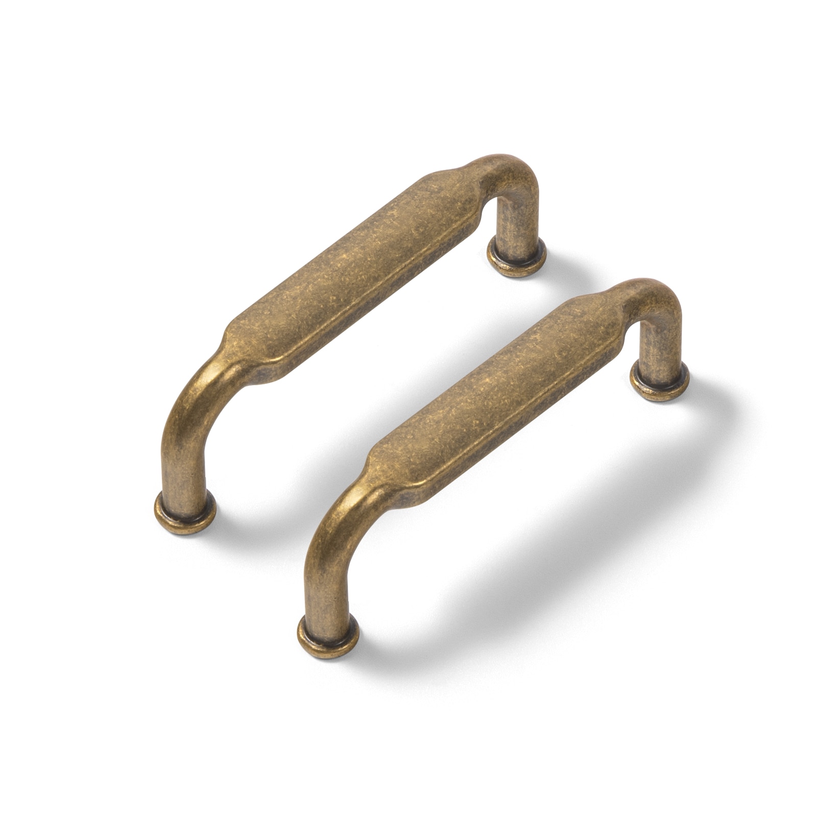 Miaokesen 2202GT-76 3-in , 76mm Center to Center Antique Brass Cylindrical Handle 6 -Pack