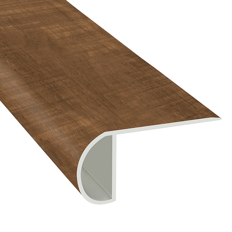 Nouveax 2.23-in x 94-in Tiger Eye Vinyl Floor Overlap Stair Nose Nouveax 2.23-in x 94-in Tiger Eye Vinyl Floor Overlap Stair Nose