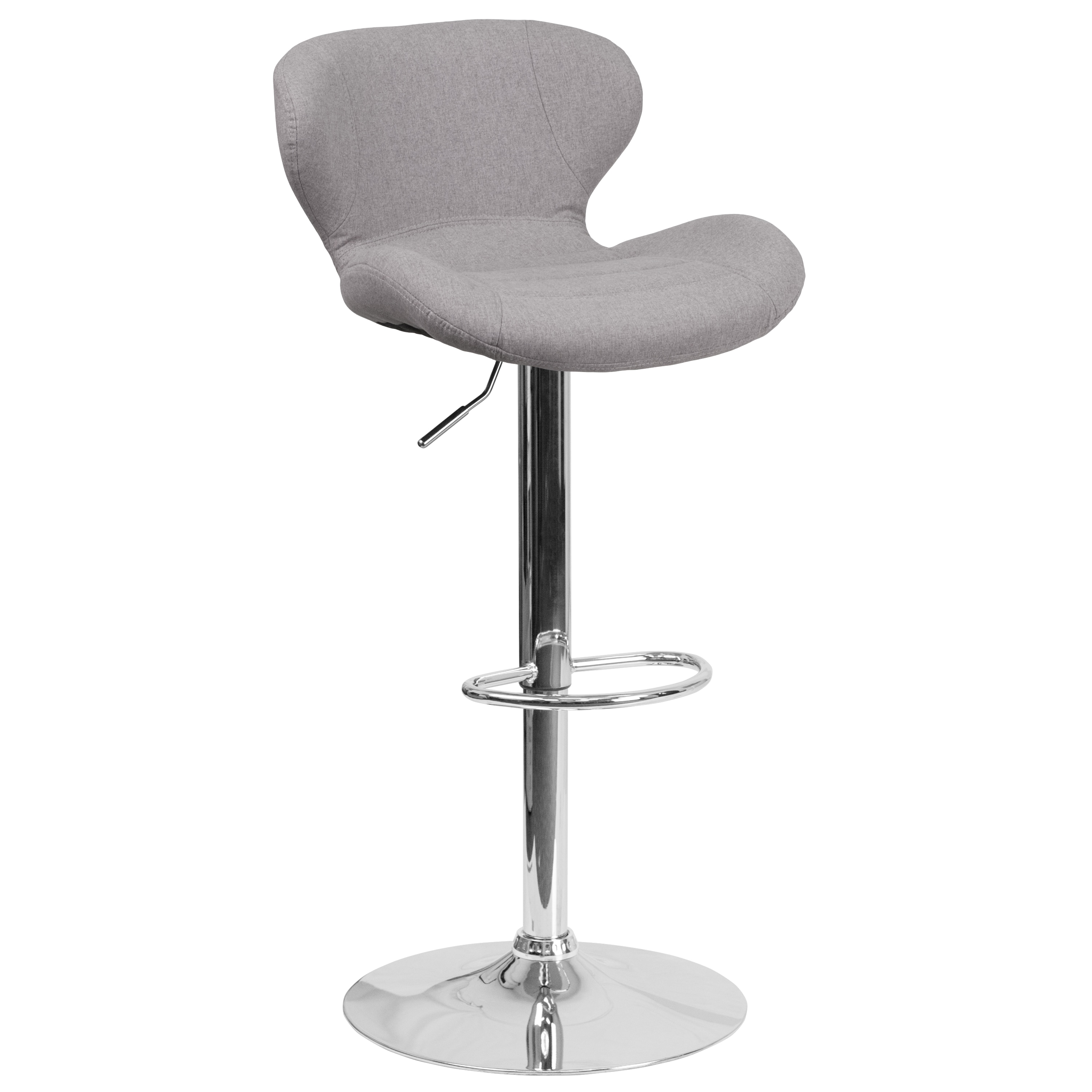 Fabric adjustable best sale bar stools