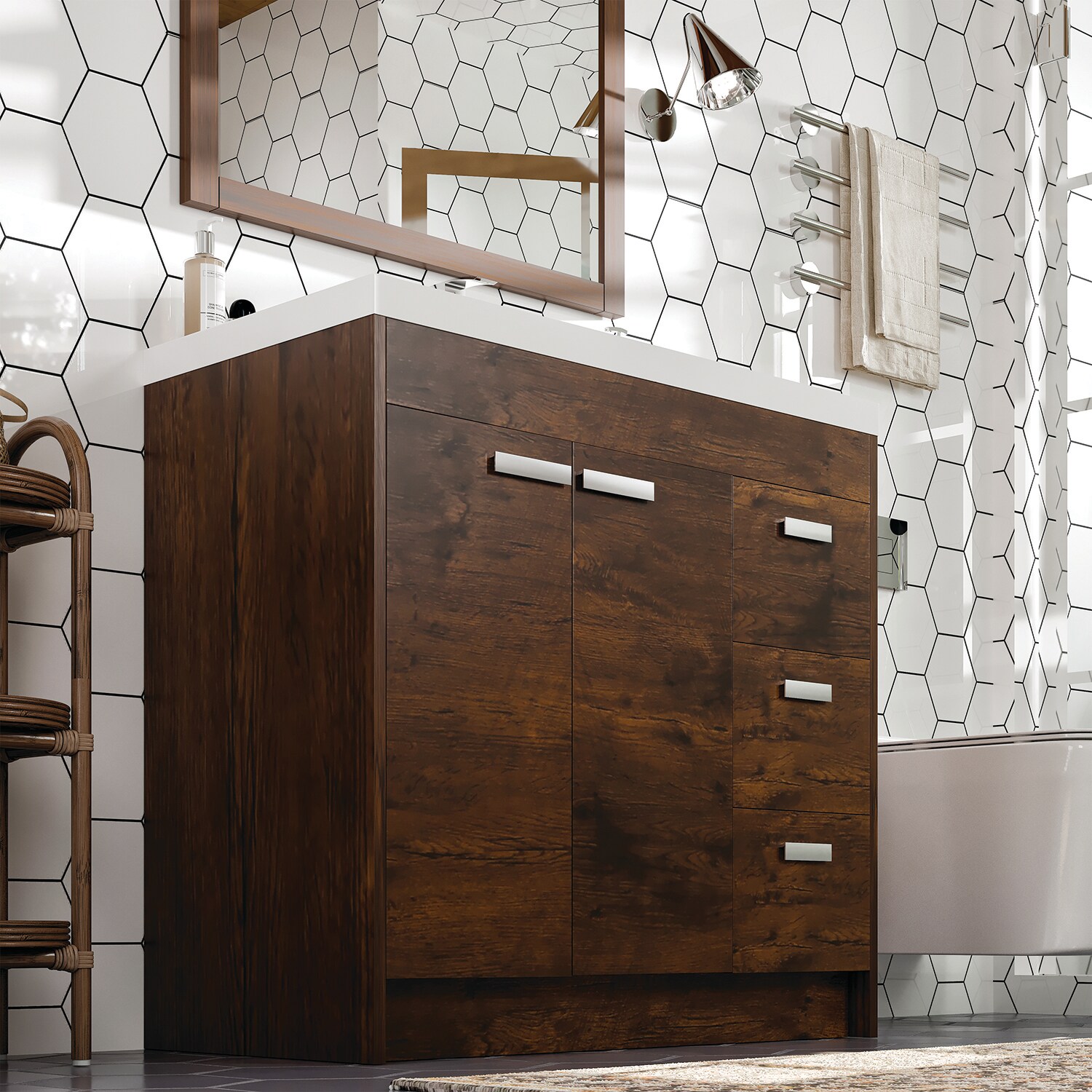 Eviva EVVN900-8-36RSWD Bath-Vanity-Combo - View #4