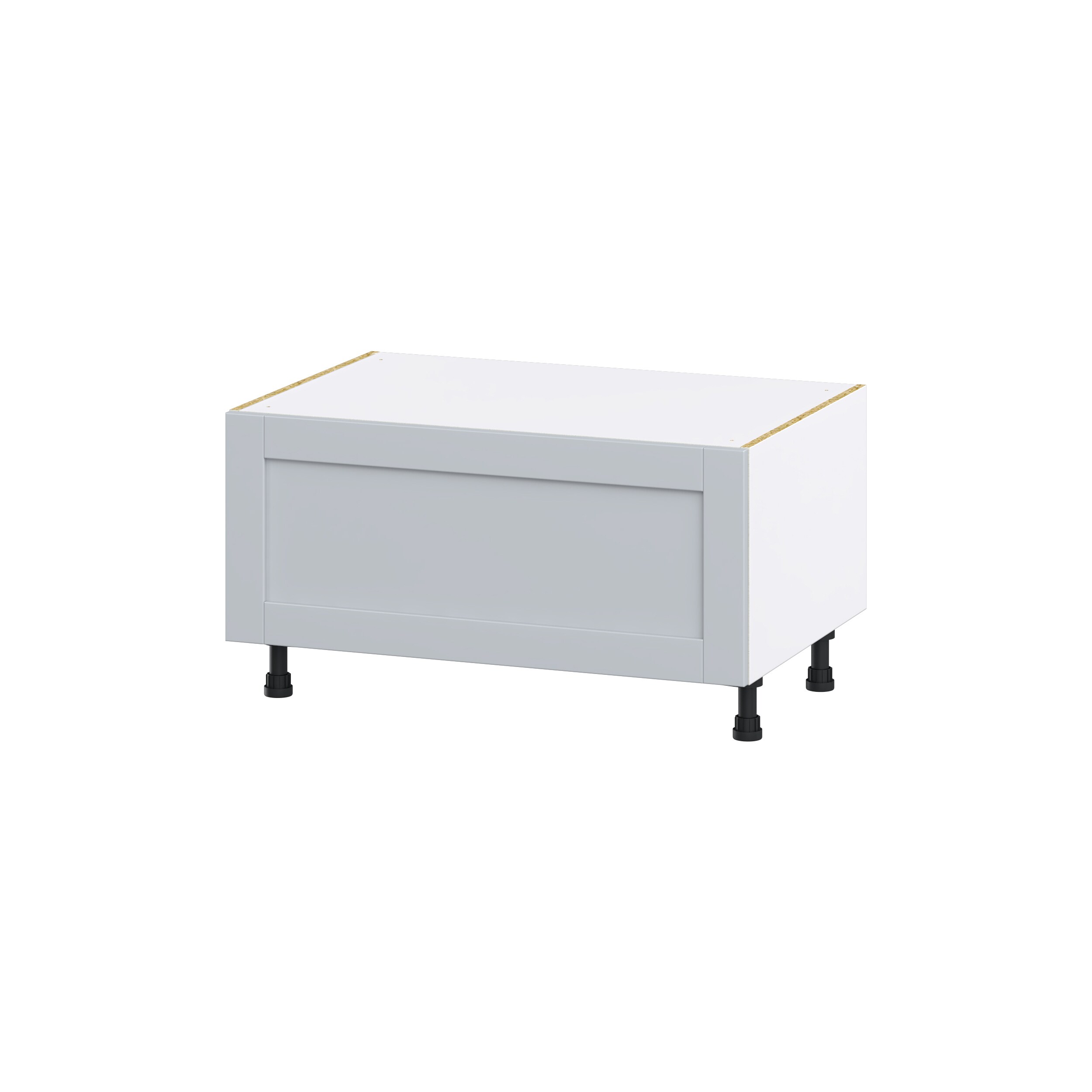 Hugo&Borg Charlesberg 36-in W x 19.5-in H x 24-in D Gray 1-Drawer Base Fully Assembled Cabinet