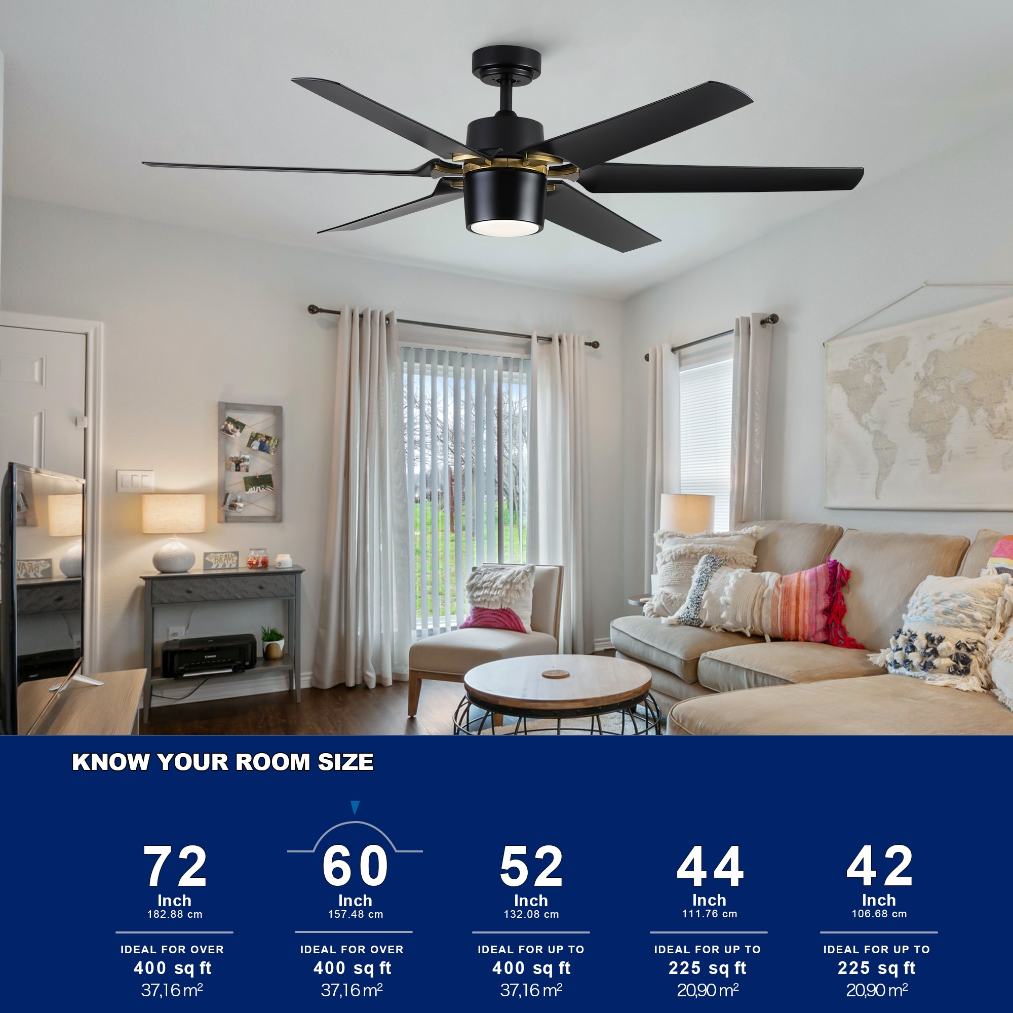 YUHAO LSDC1127BK60 Ceiling-Fans - View #8