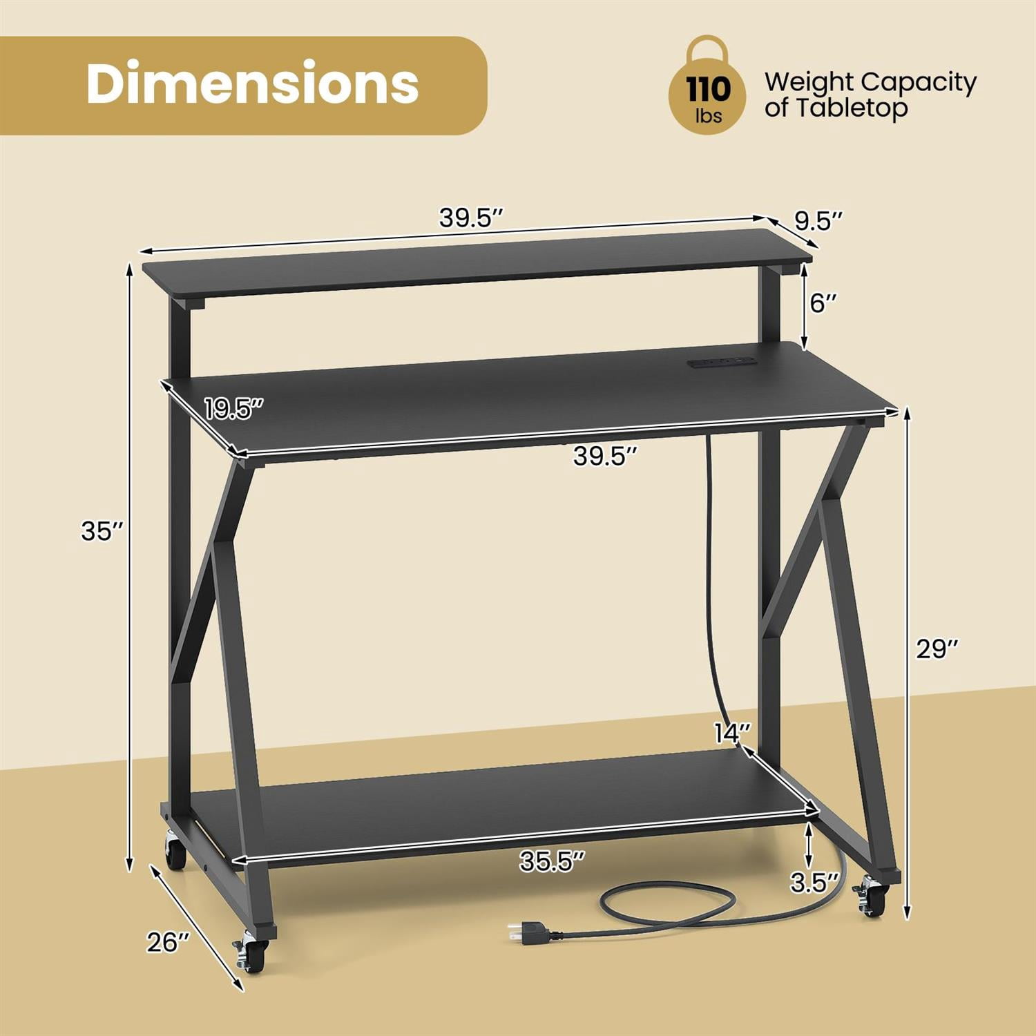 VERYKE 5397061161890 desks - View #3