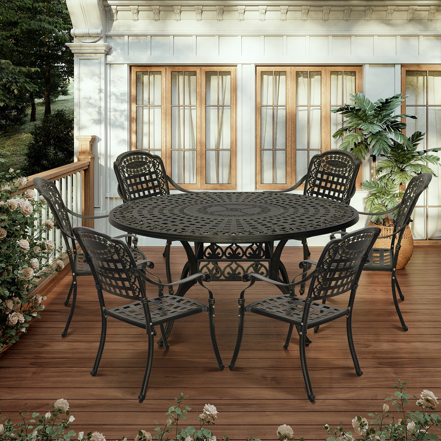 Mondawe MO-XGT150CE-BR Patio-Dining-Sets - View #3
