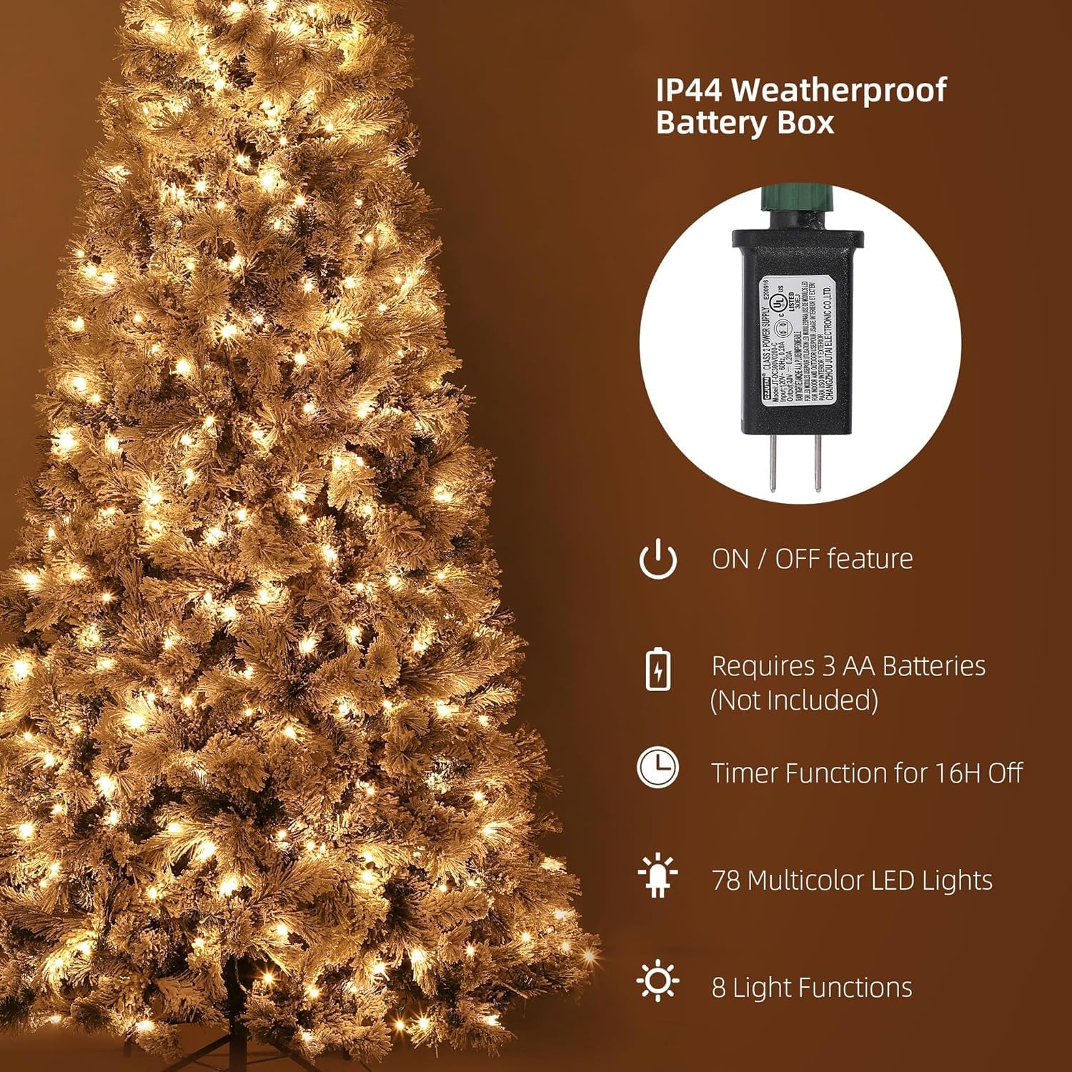 Qeetex DHZ-PHO-336XTASJ Artificial-Christmas-Trees - View #3