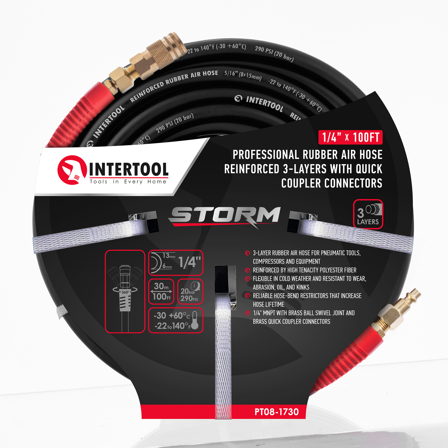 INTERTOOL PT08-1730 Air-Tool-Hoses - View #5