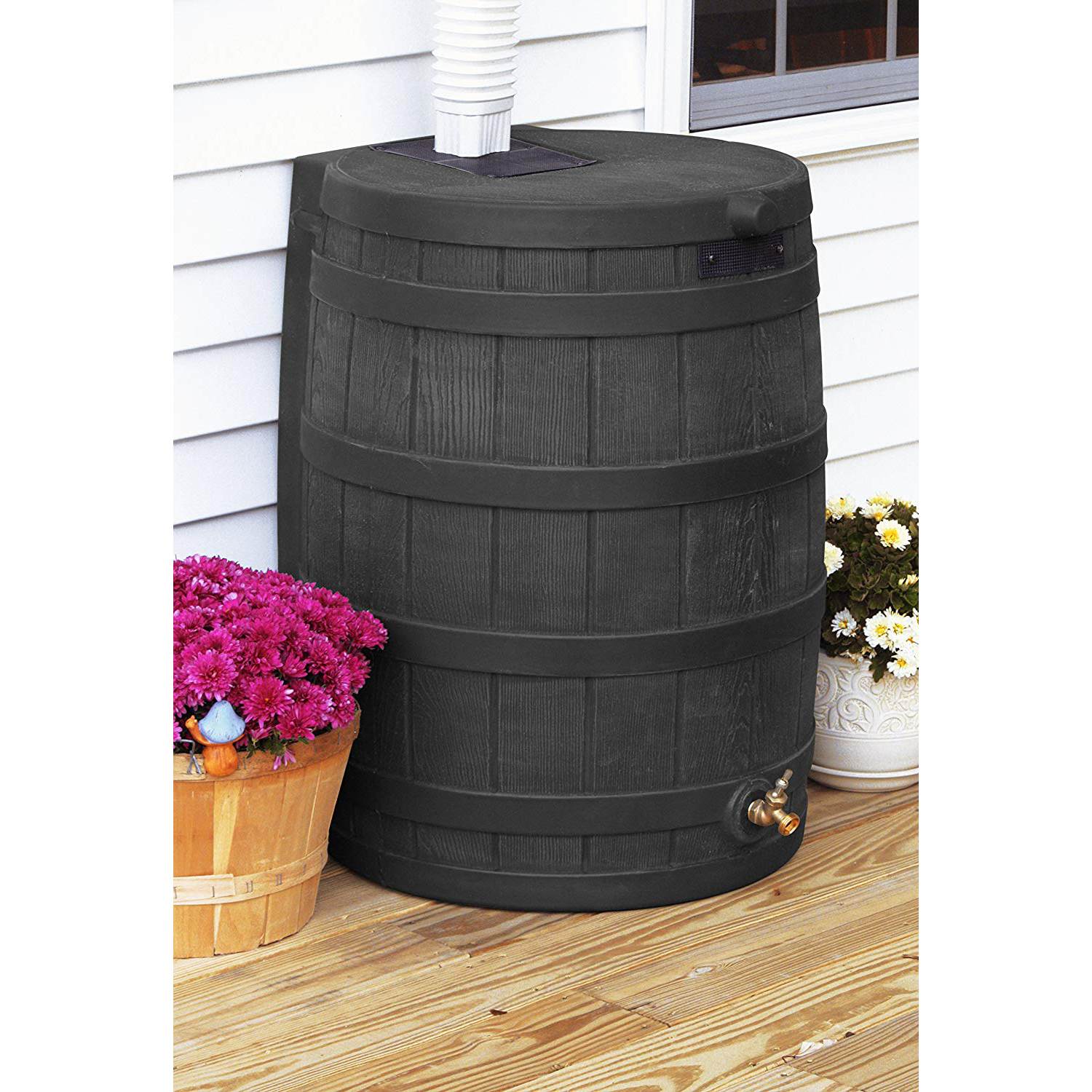 Good Ideas 2 X RW50-BLK Rain-Barrels - View #4