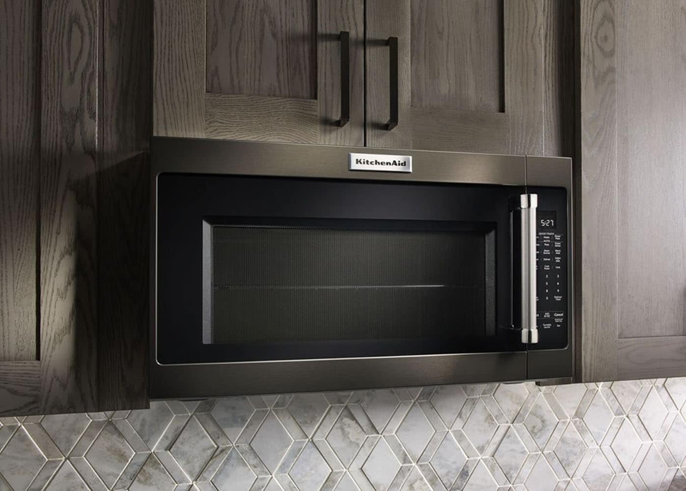 KitchenAid 2-cu ft 1000-Watt Over-the-Range Microwave with Sensor ...