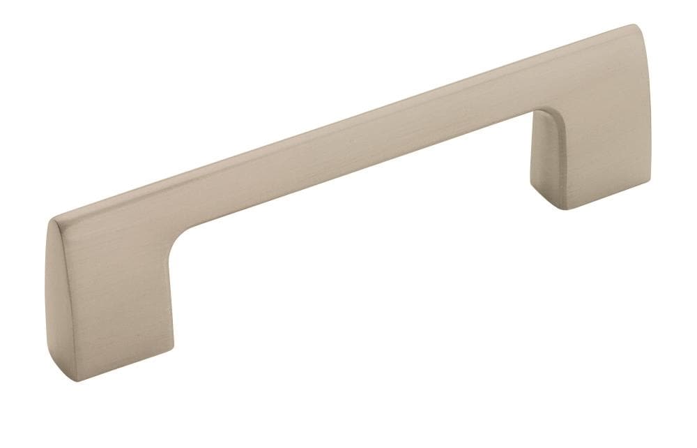 Amerock BP55365G10 Riva 3-3/4-in , 96mm Center to Center Satin nickel Bar Bar