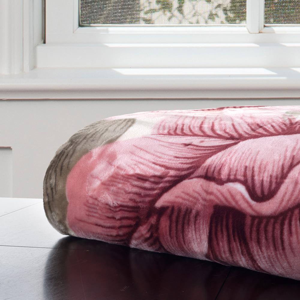 Rose Garden Heavyweight Faux Mink Blanket
